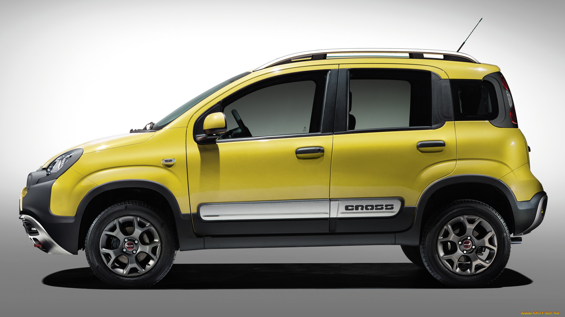 автомобили, fiat, panda, cross, 319, 2014, желтый