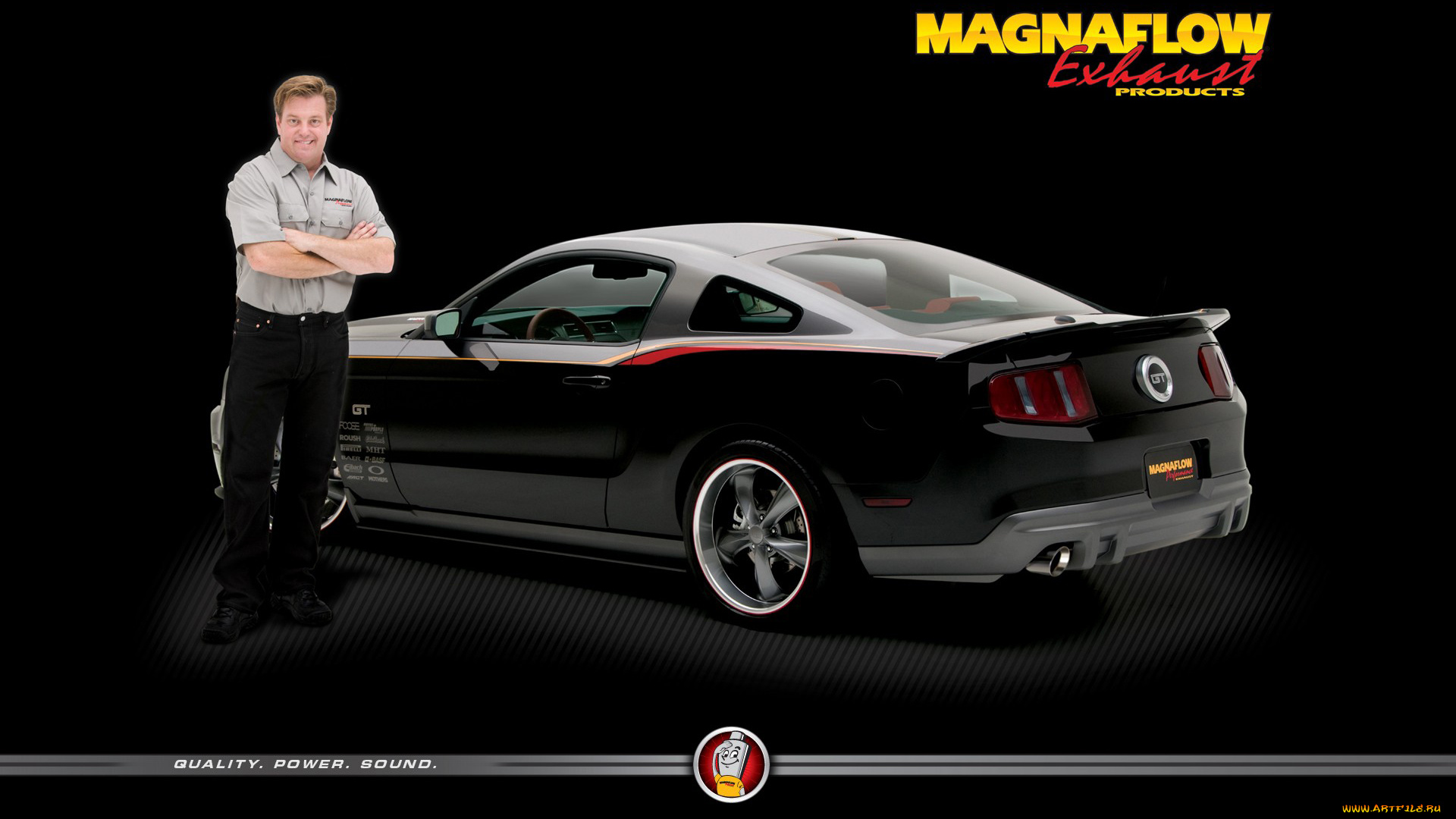 автомобили, mustang, magnaflow