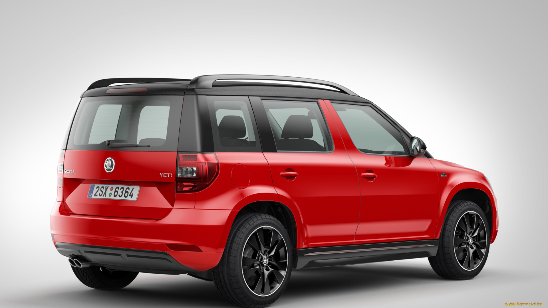 автомобили, skoda, monte, carlo, красный, 2014, yeti