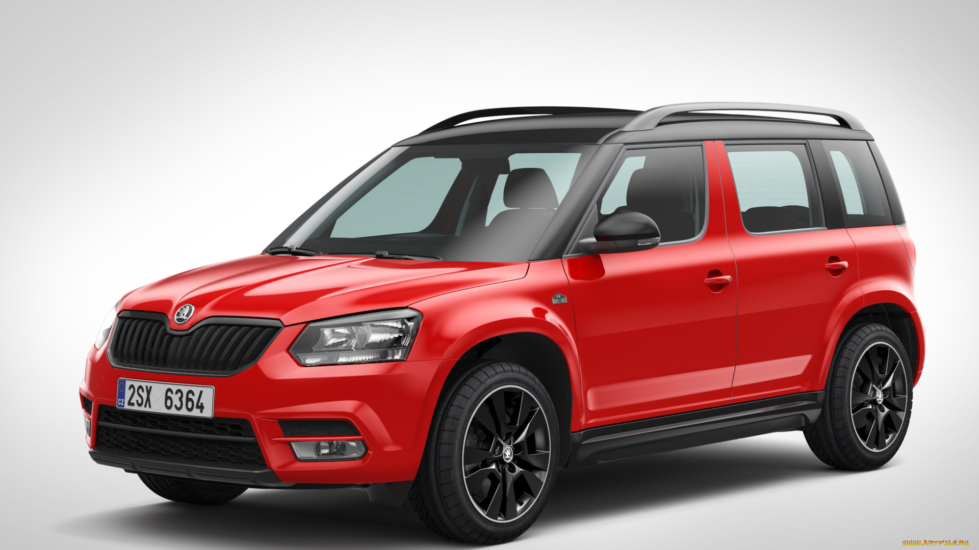 автомобили, skoda, monte, carlo, yeti, красный, 2014