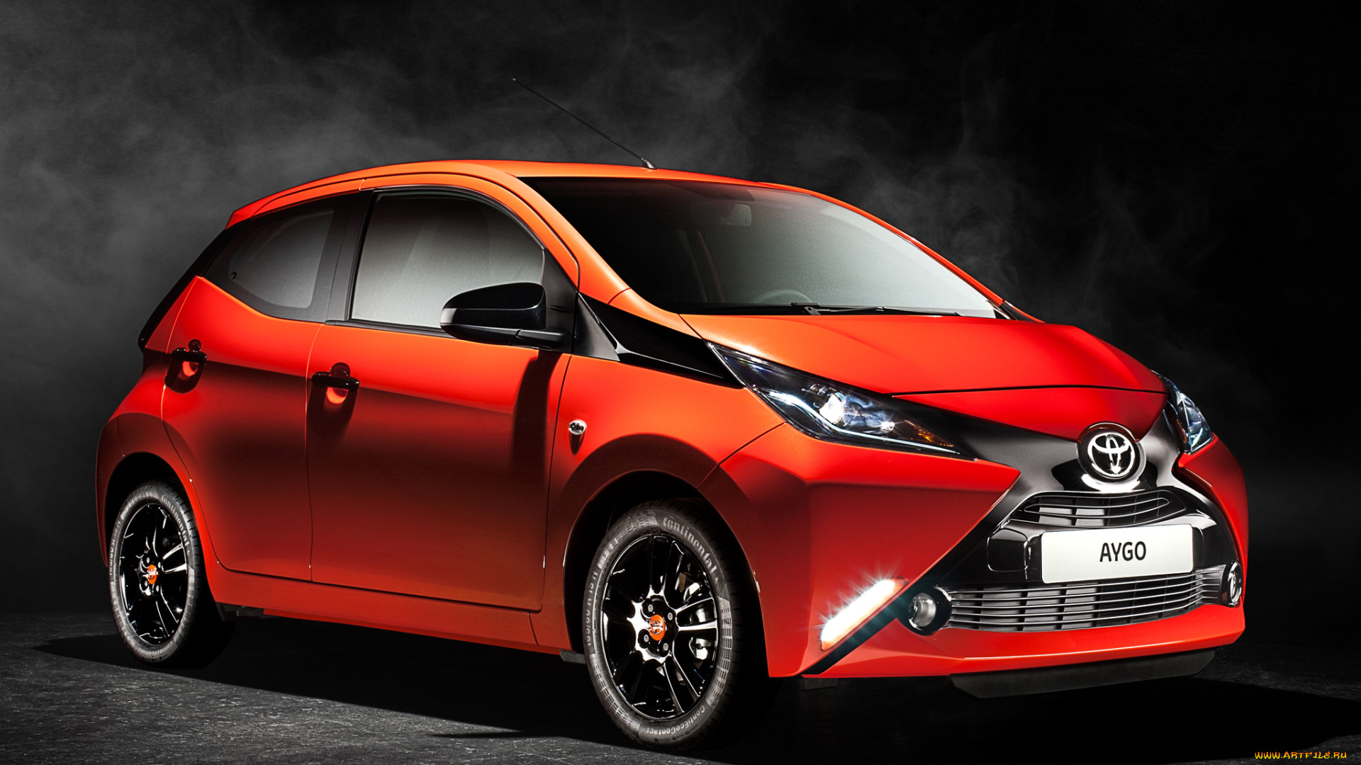 автомобили, toyota, красный, 2014, 5-door, aygo