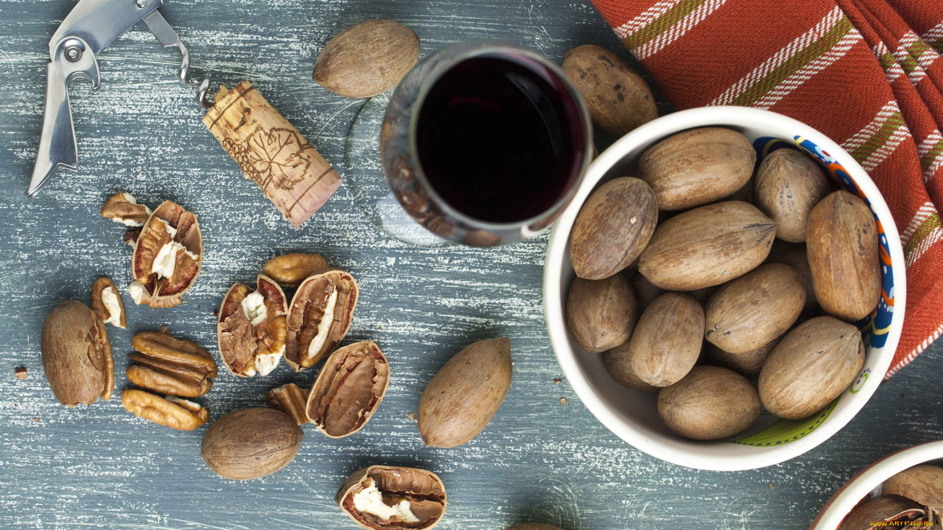 еда, орехи, , каштаны, , какао-бобы, штопор, вино
