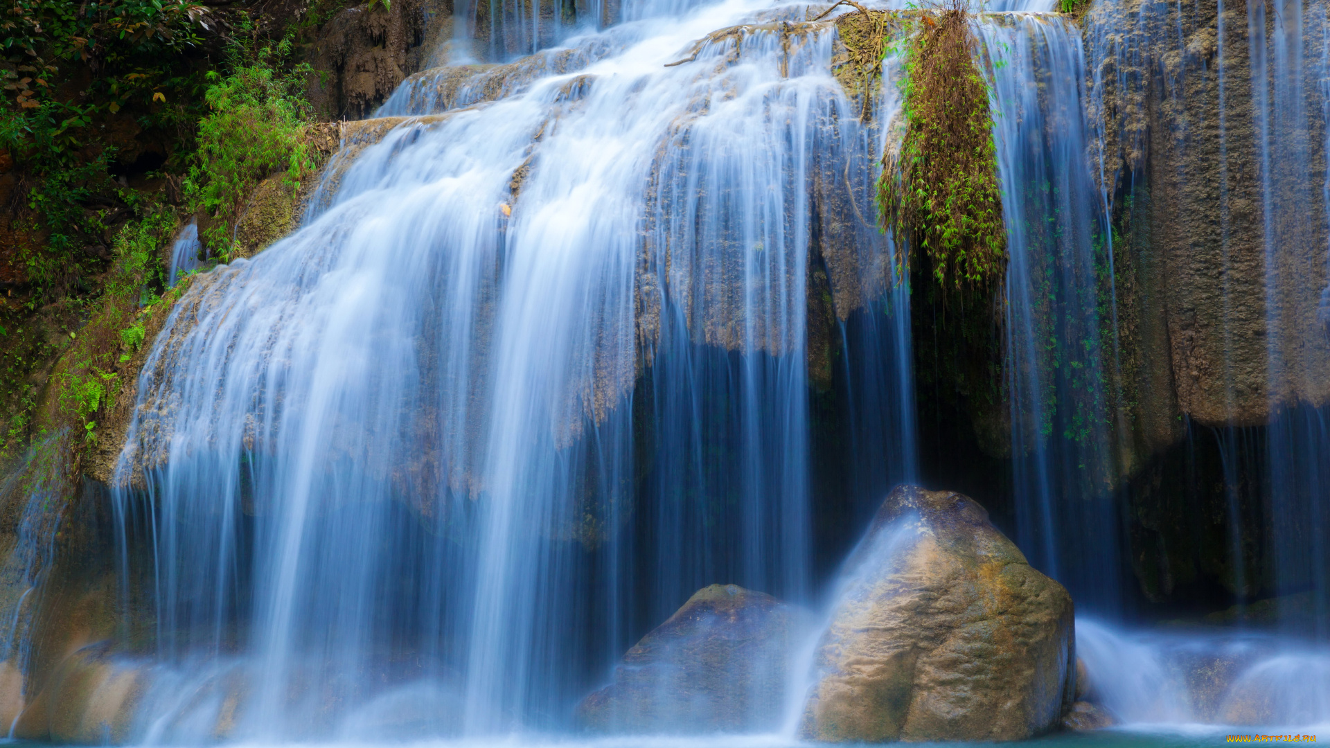 природа, водопады, водопад, вода