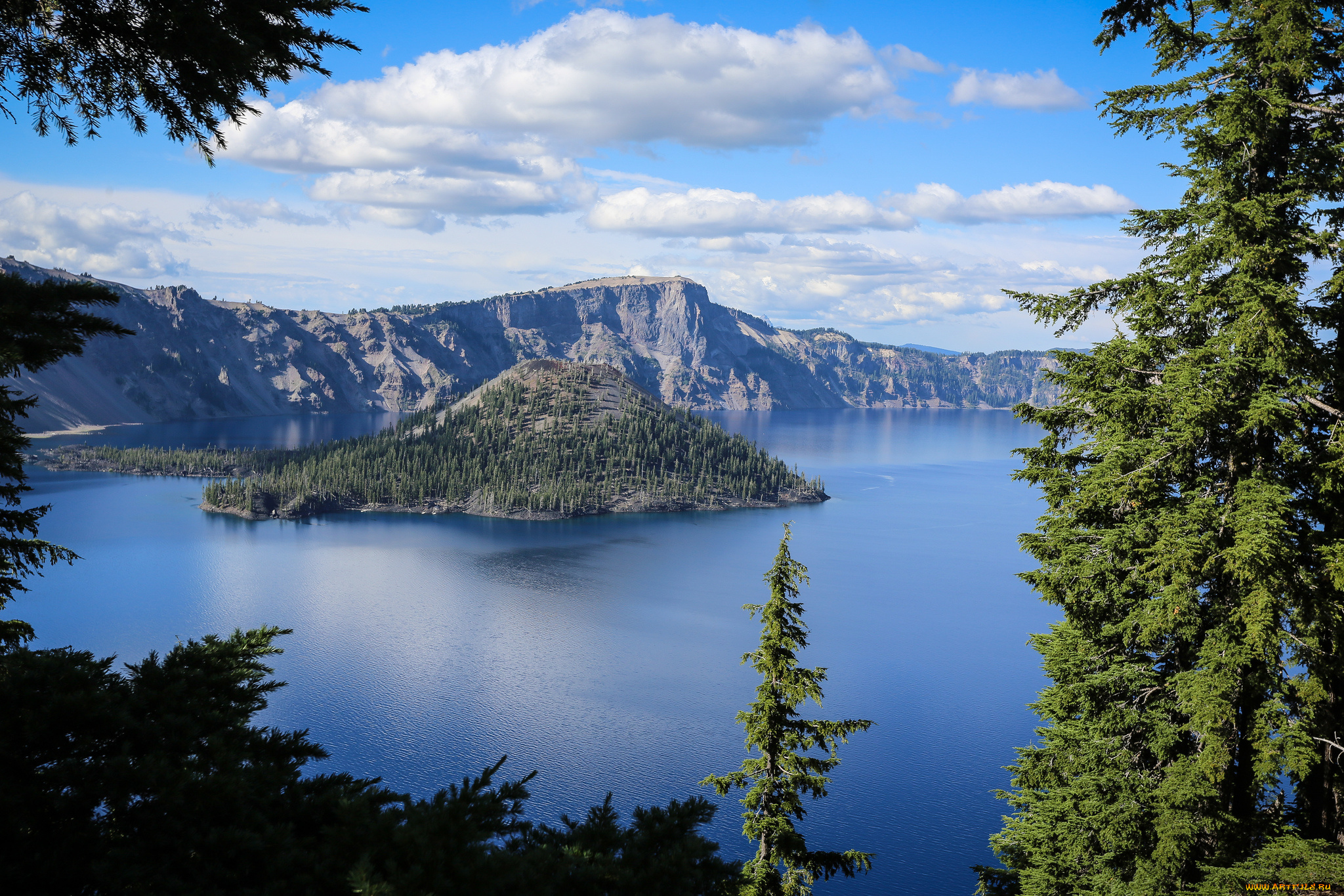 природа, реки, озера, остров, озеро, лес, горы