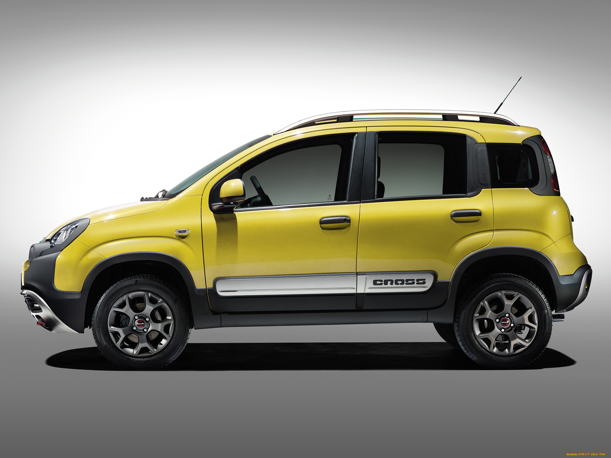автомобили, fiat, panda, cross, 319, 2014, желтый