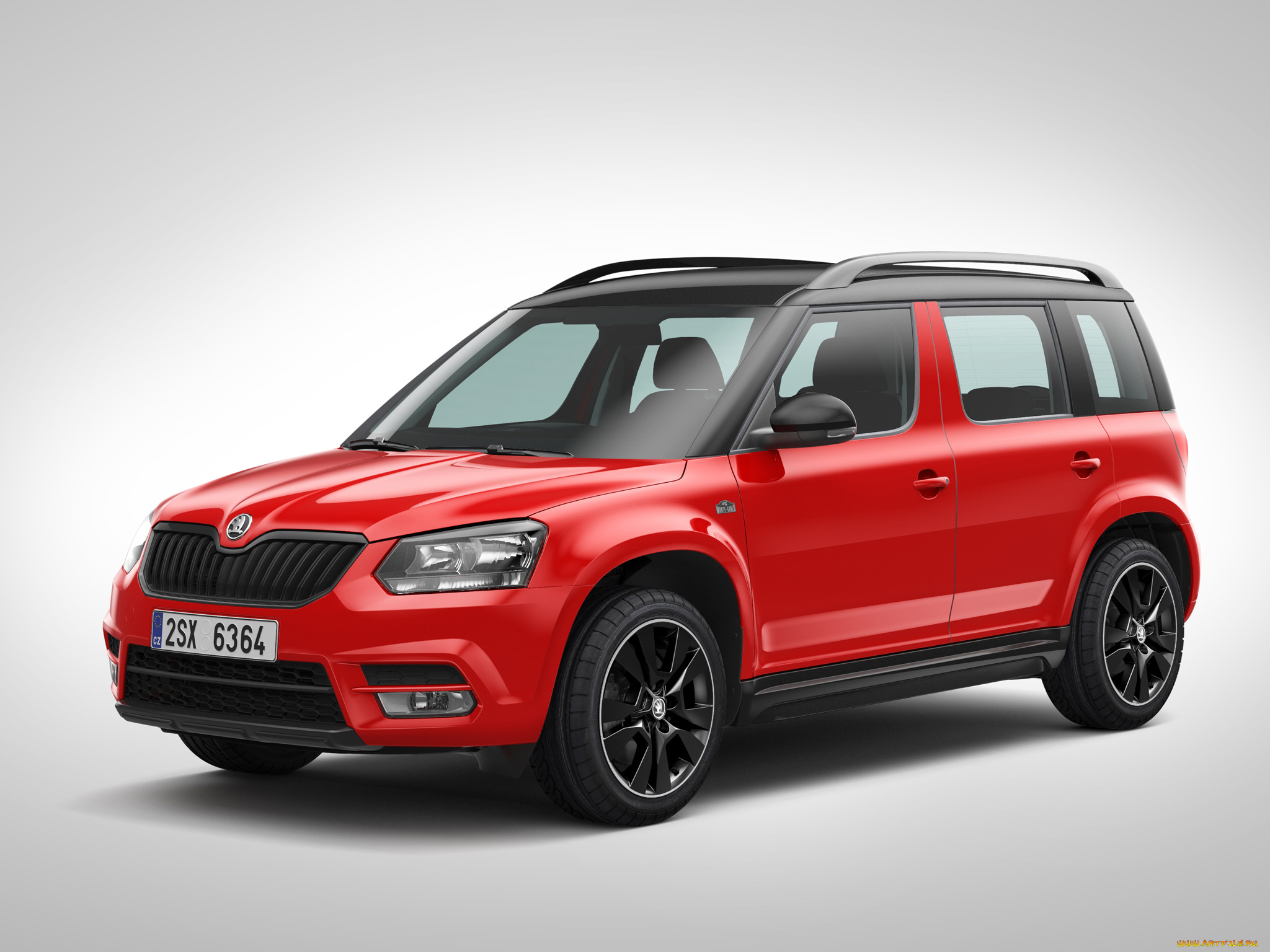 автомобили, skoda, monte, carlo, yeti, красный, 2014