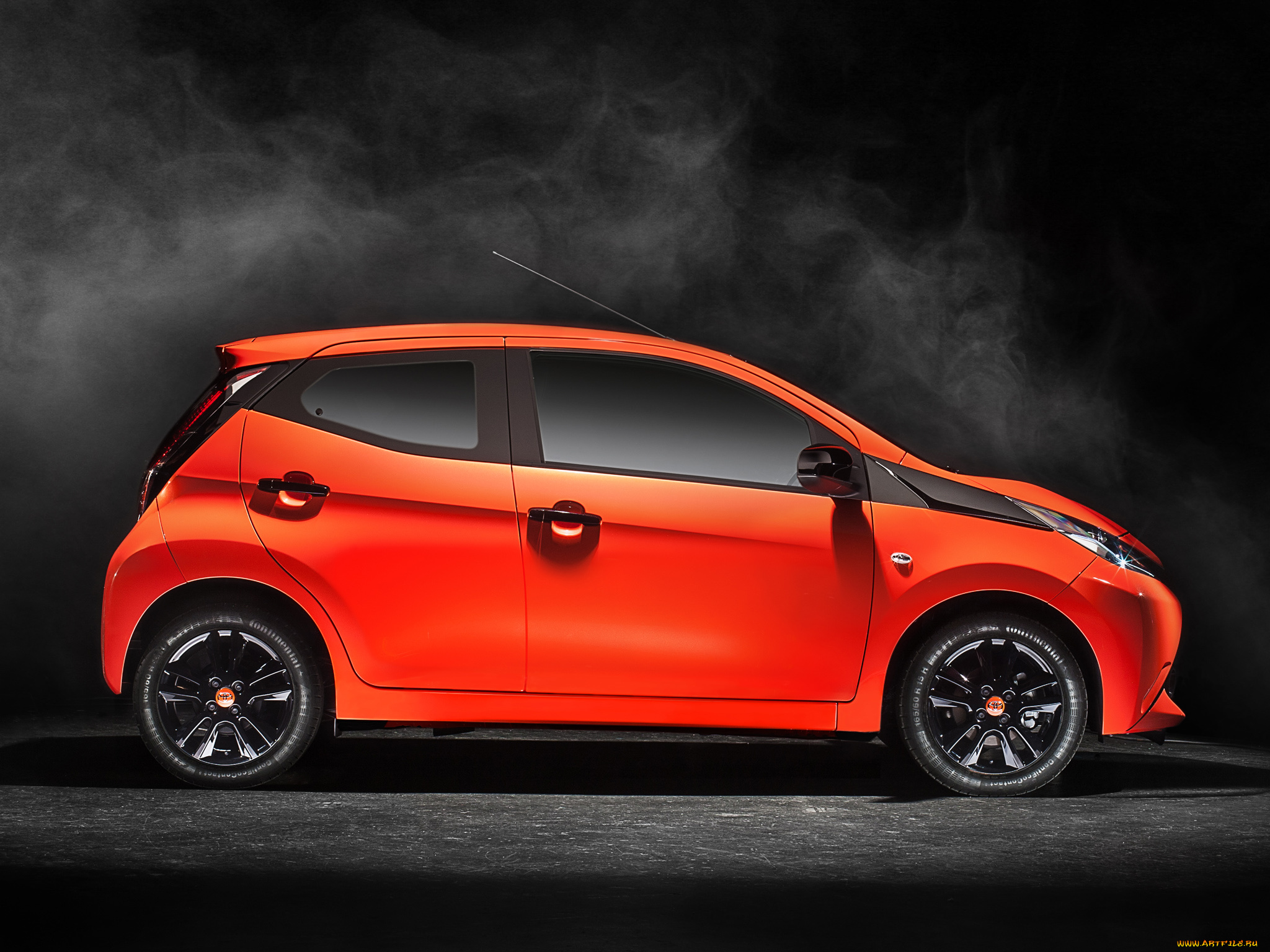 автомобили, toyota, красный, 2014, 5-door, aygo