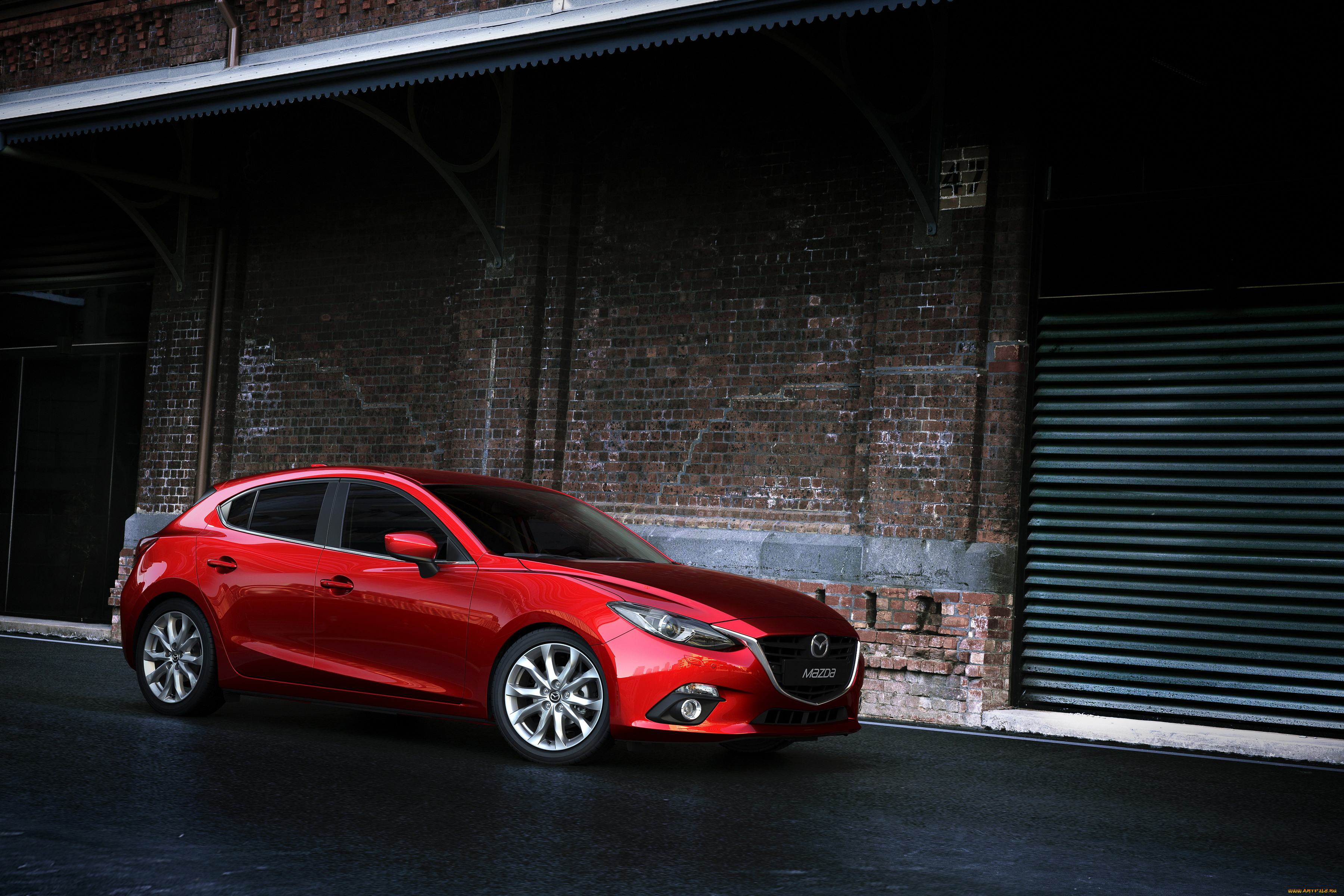 2013, mazda, 3, hatchback, автомобили, mazda, красный, 3, hatchback