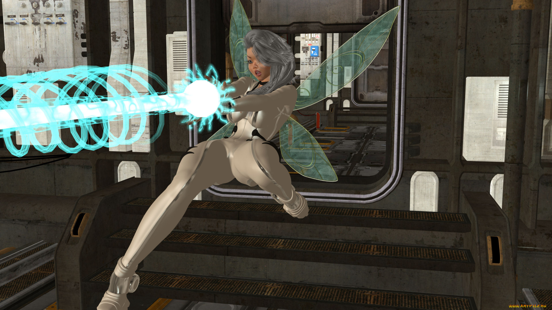 3д, графика, эльфы, , elves, магия, эльфийка, фон, взгляд