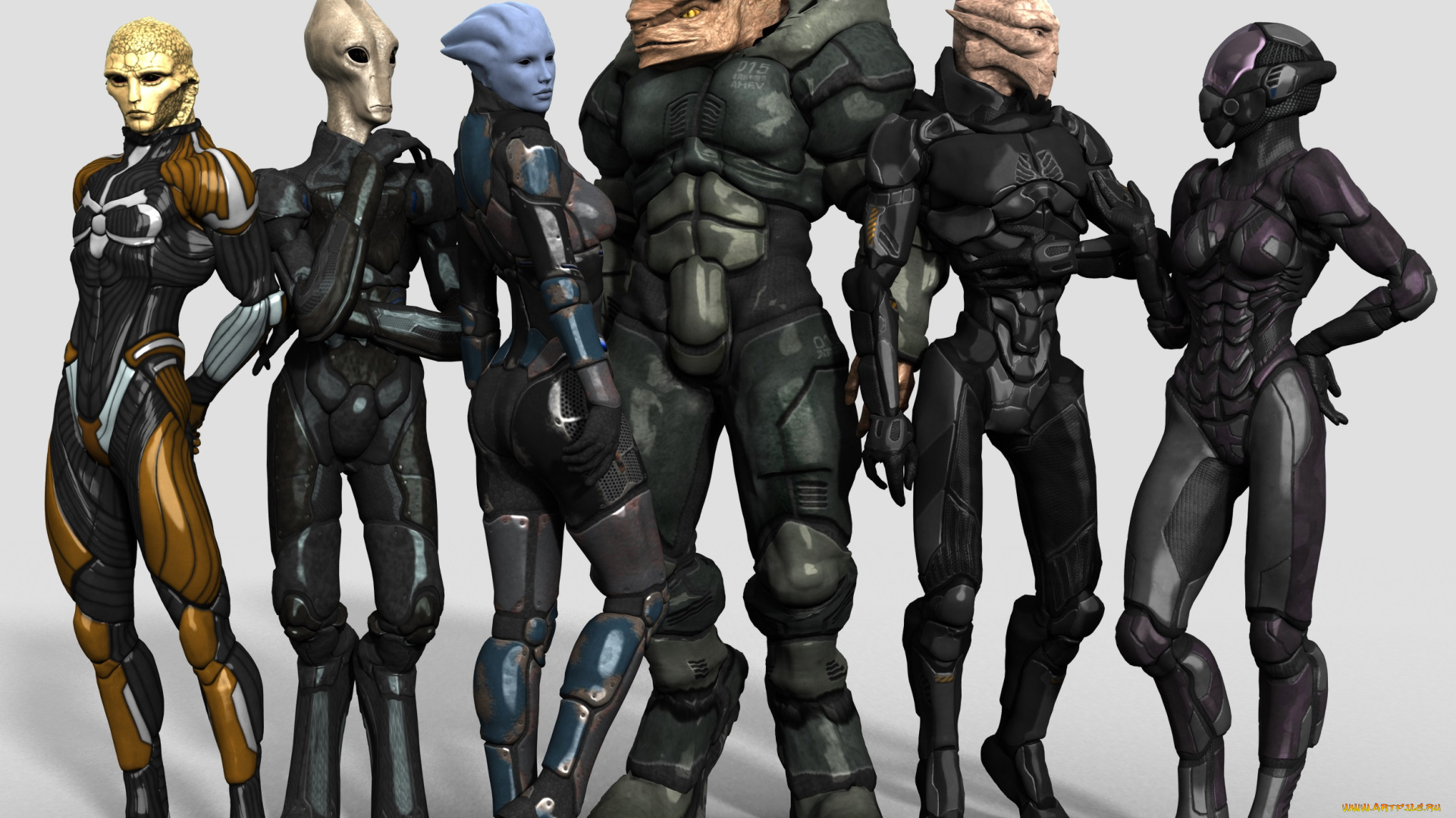 3д, графика, существа, , creatures, существа