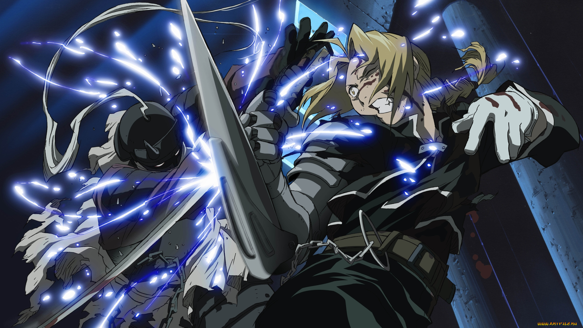 аниме, fullmetal, alchemist, edward, elric, fullmetal, alchemist, slicer