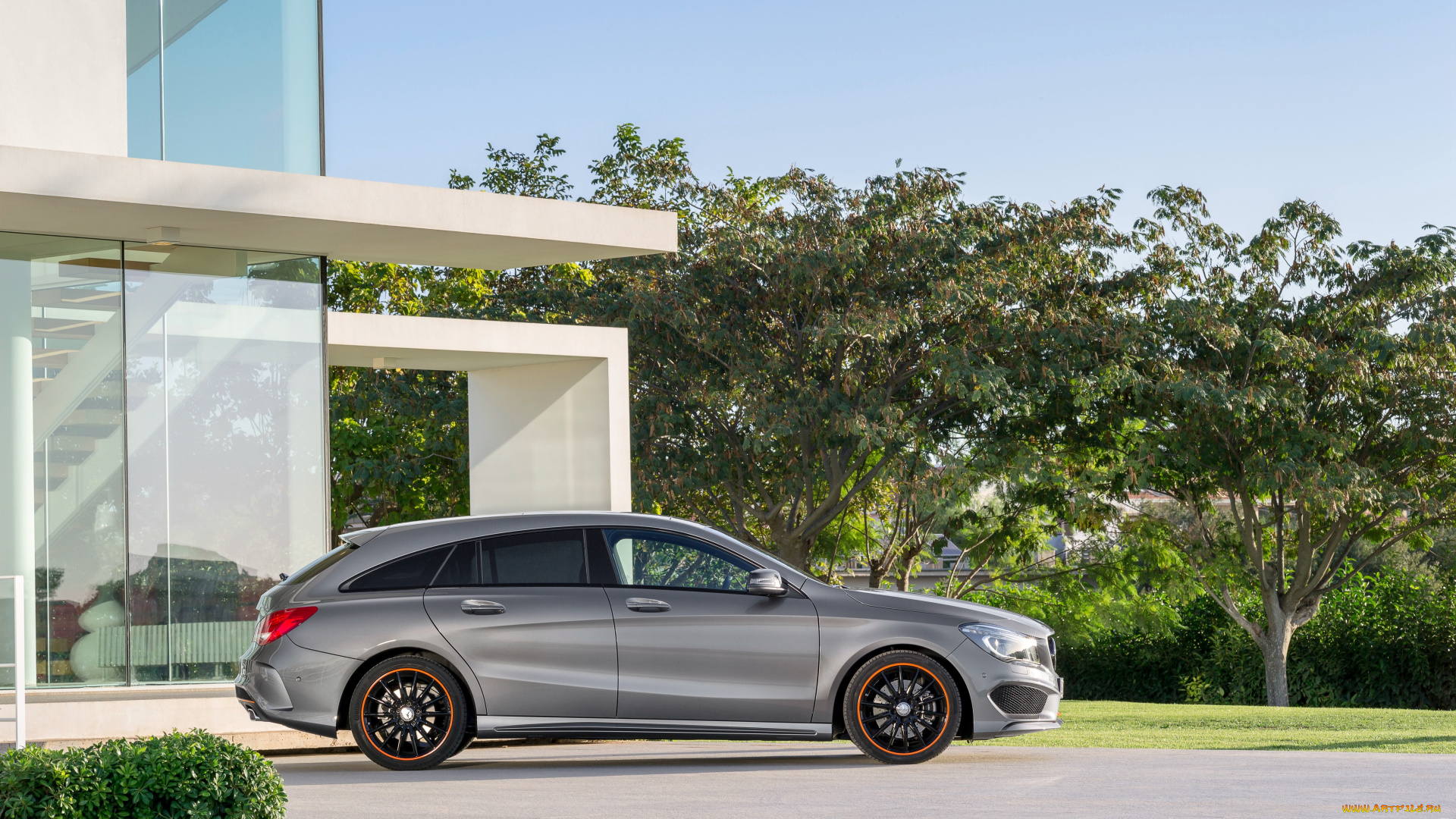 автомобили, mercedes-benz, brake, amg, shooting, tic, 4ma, 250, 2015г, x117, orange, art, cla, package, sports