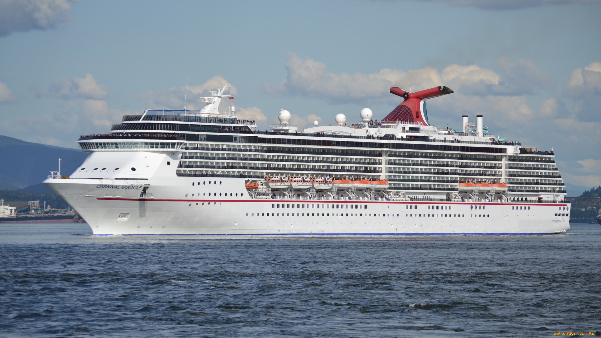 carnival, miracle, корабли, лайнеры, лайнер, круизный