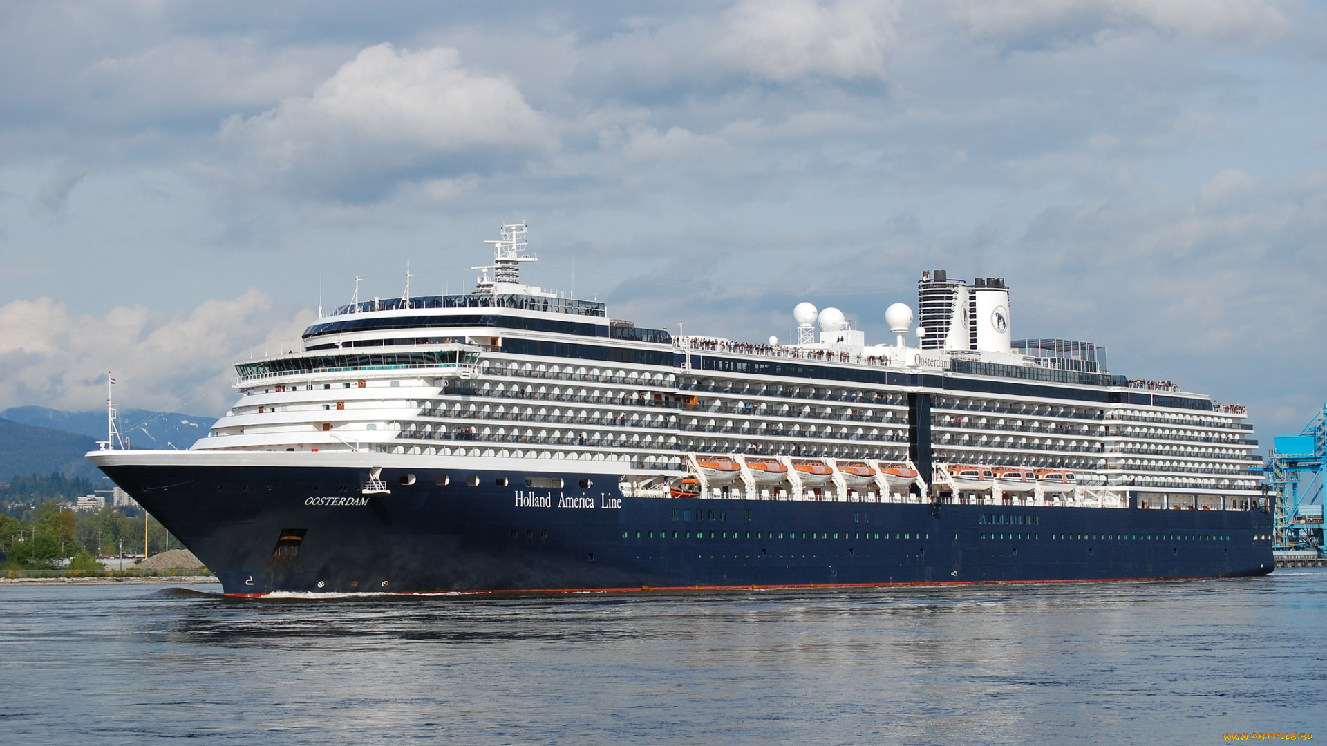 oosterdam, корабли, лайнеры, лайнер, круизный