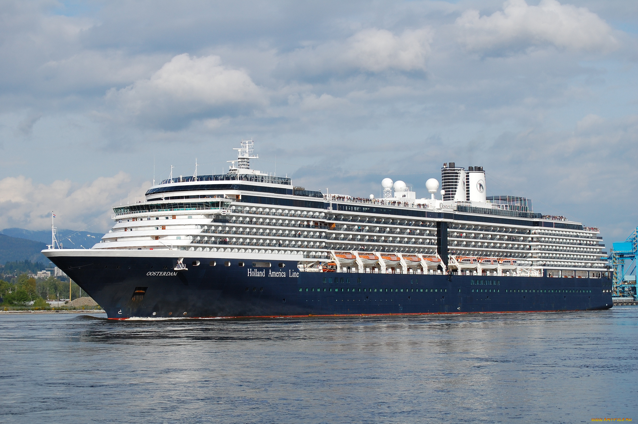 oosterdam, корабли, лайнеры, лайнер, круизный