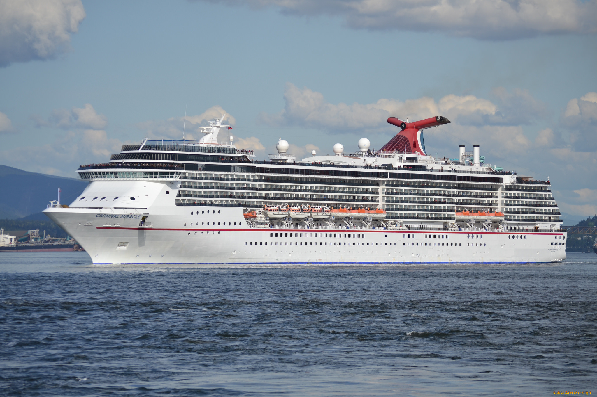 carnival, miracle, корабли, лайнеры, лайнер, круизный