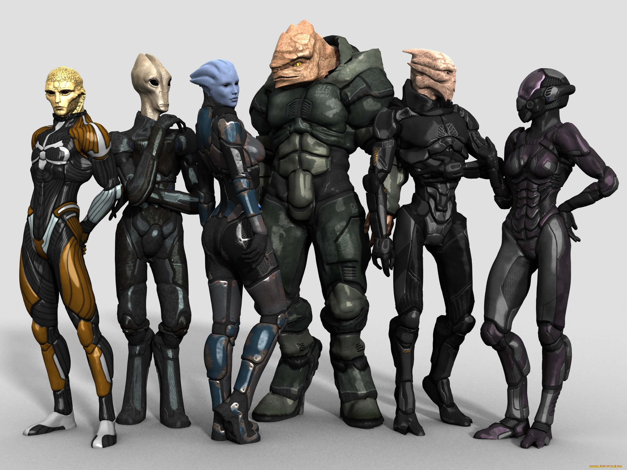 3д, графика, существа, , creatures, существа