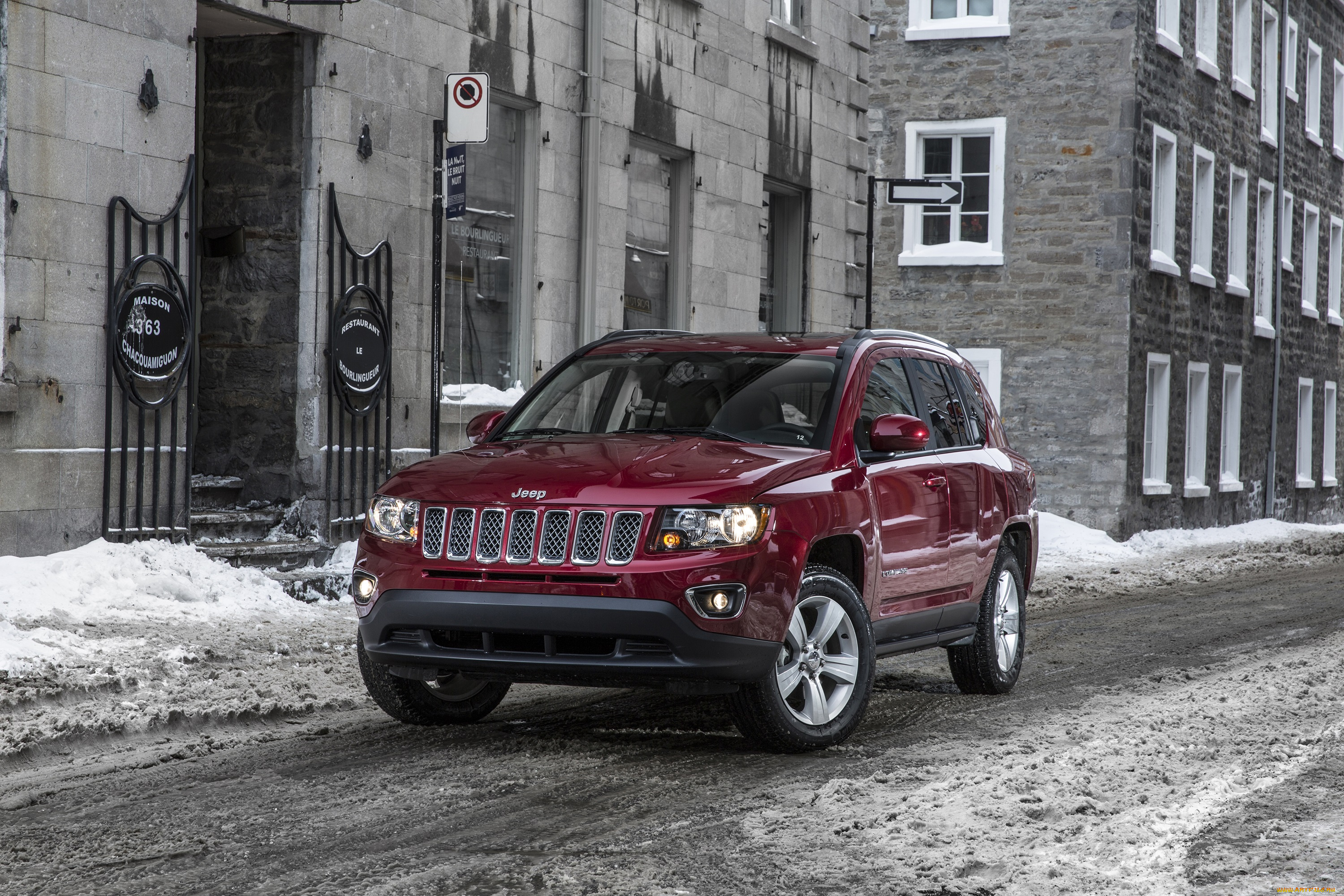 автомобили, jeep, compass, 2015г, mk, вышневый, high, altitude