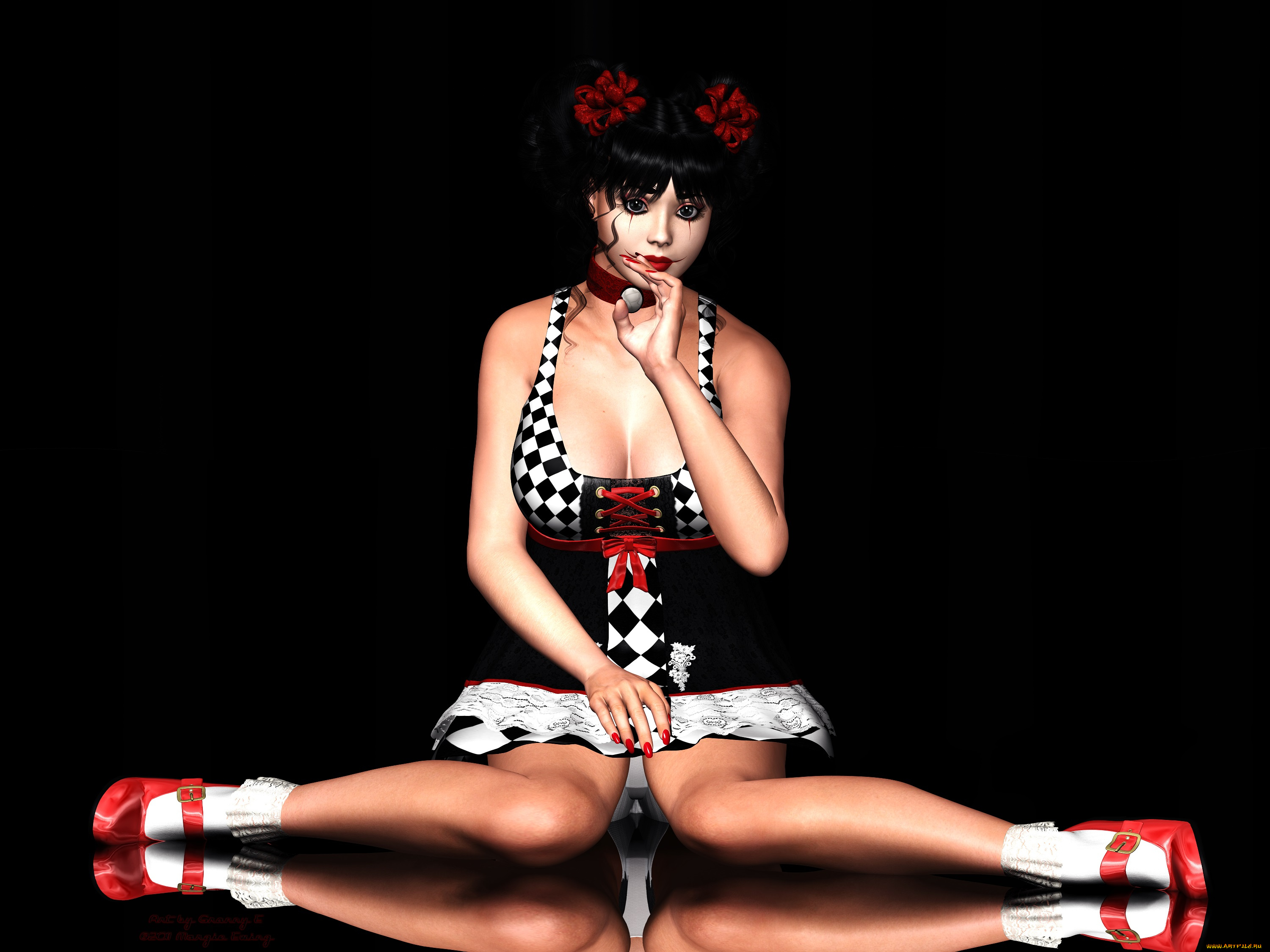 3д, графика, люди, , people, взгляд, девушка, фон