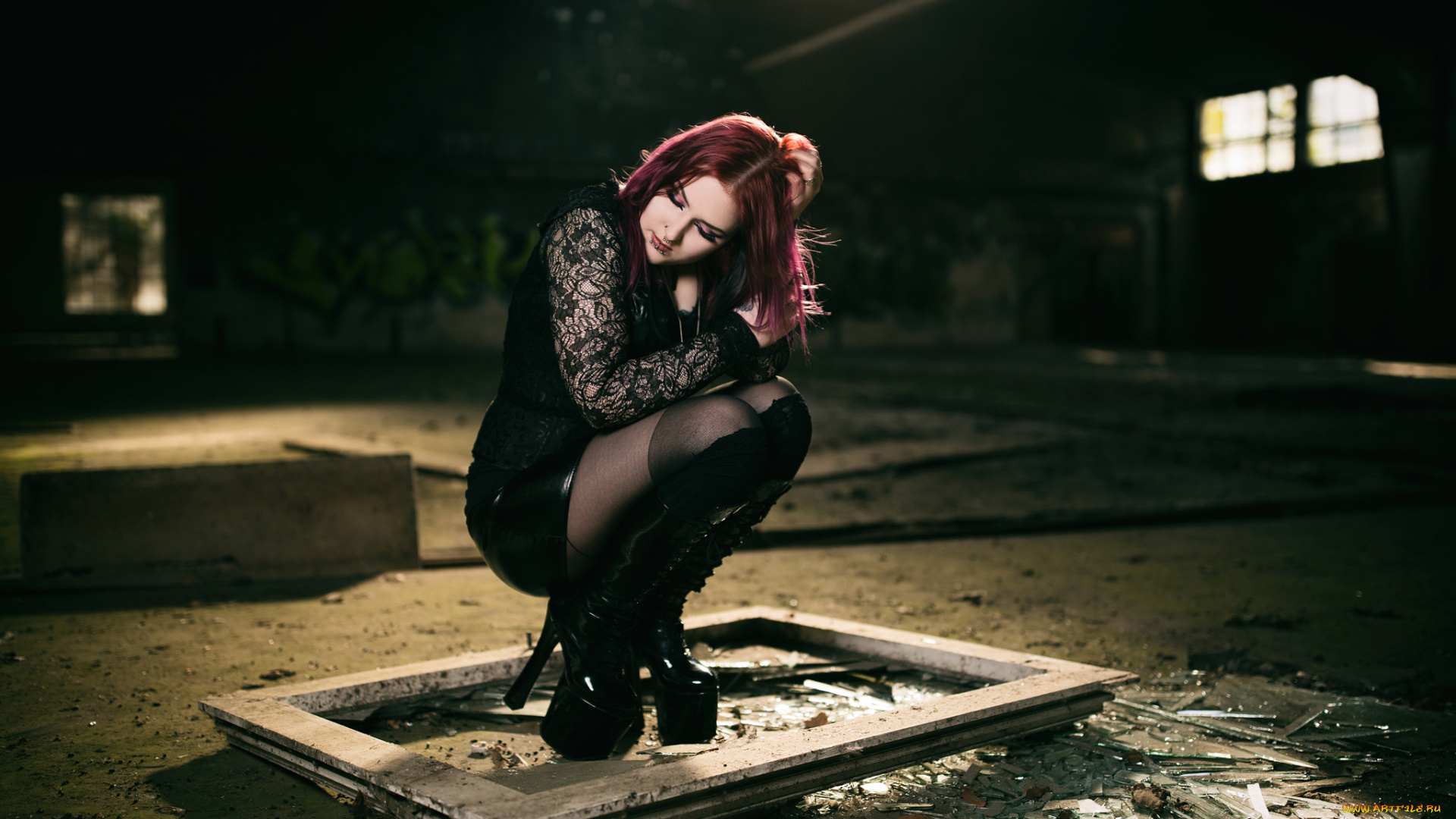 девушки, -unsort, , рыжеволосые, и, другие, взгляд, лицо