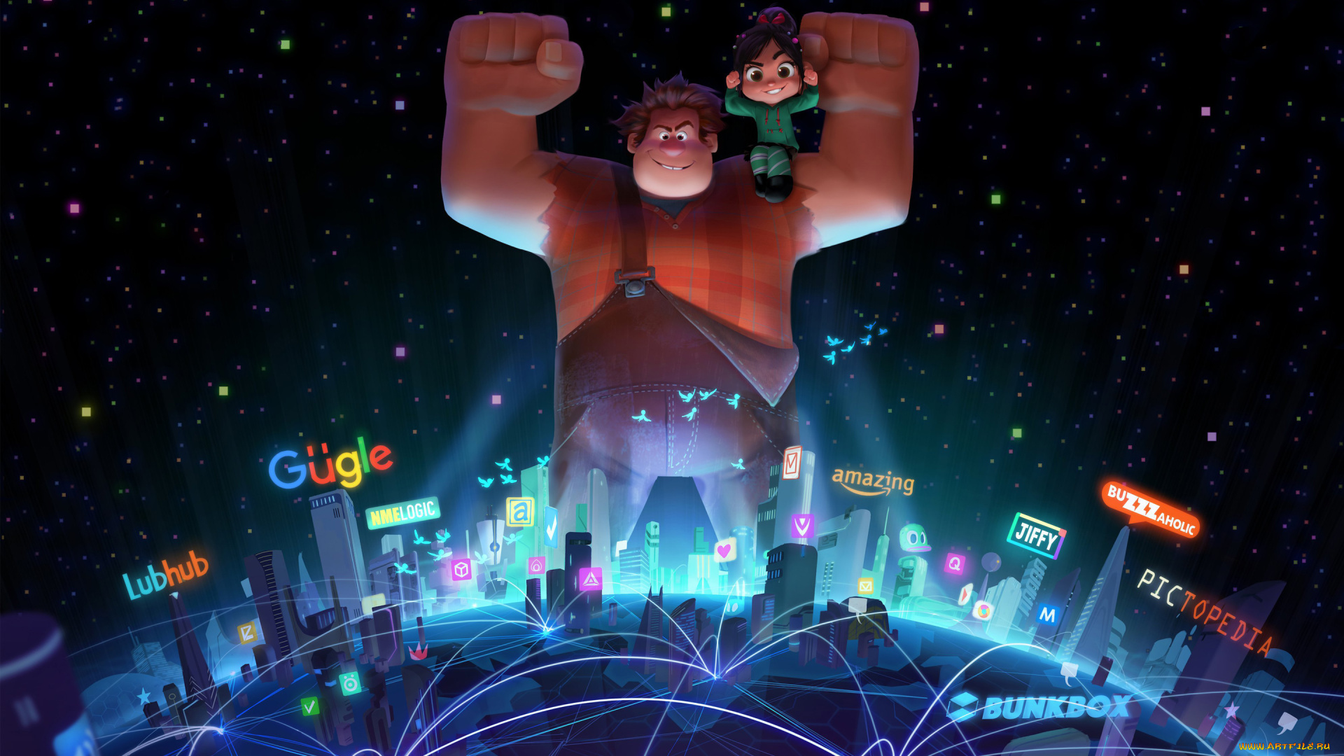 мультфильмы, wreck, it, ralph, 2, wreck, it, ralph, 2