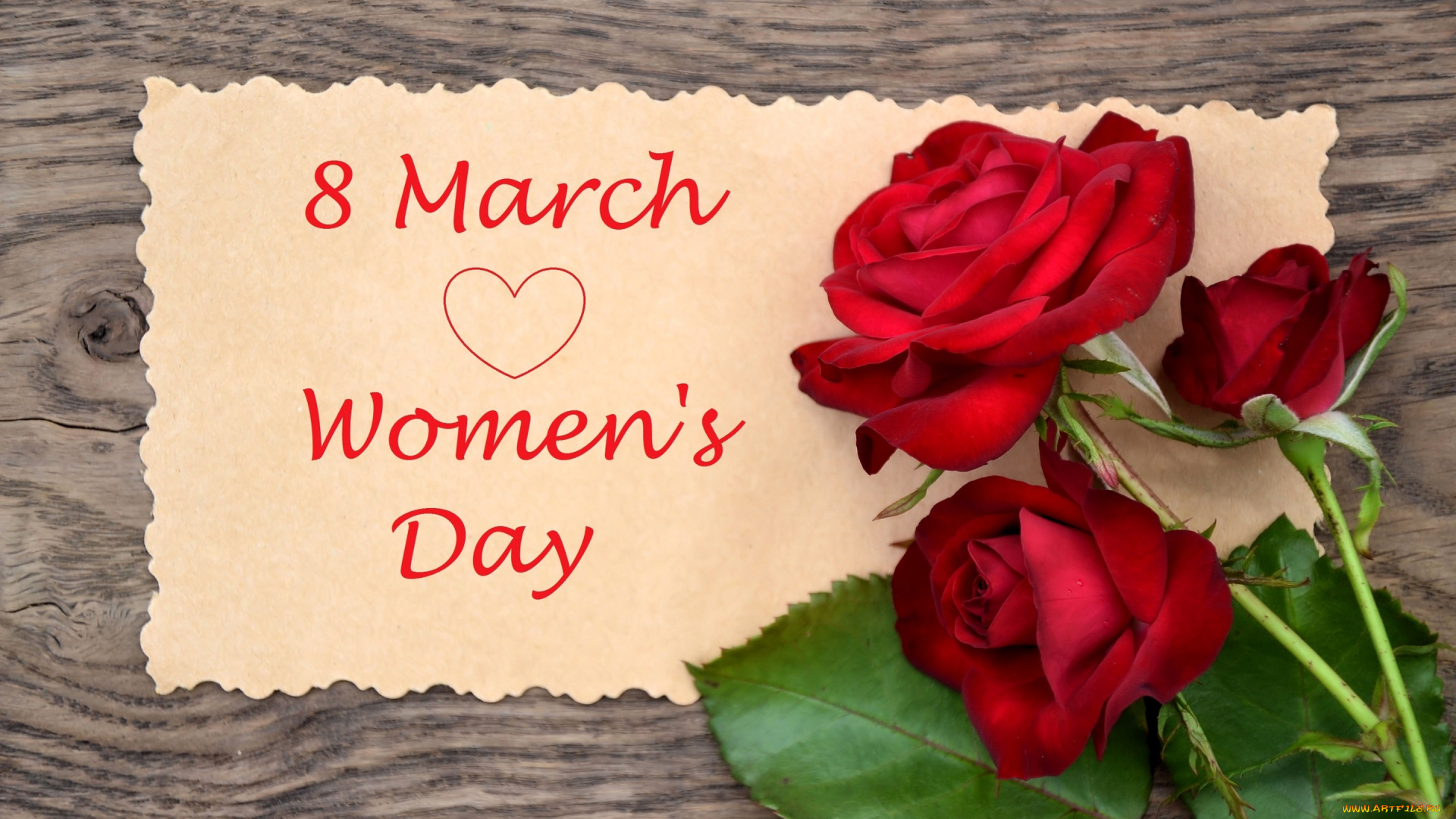 праздничные, международный, женский, день, -, 8, марта, женский, день, красные, поздравление, цветы, надпись, розы, 8, марта