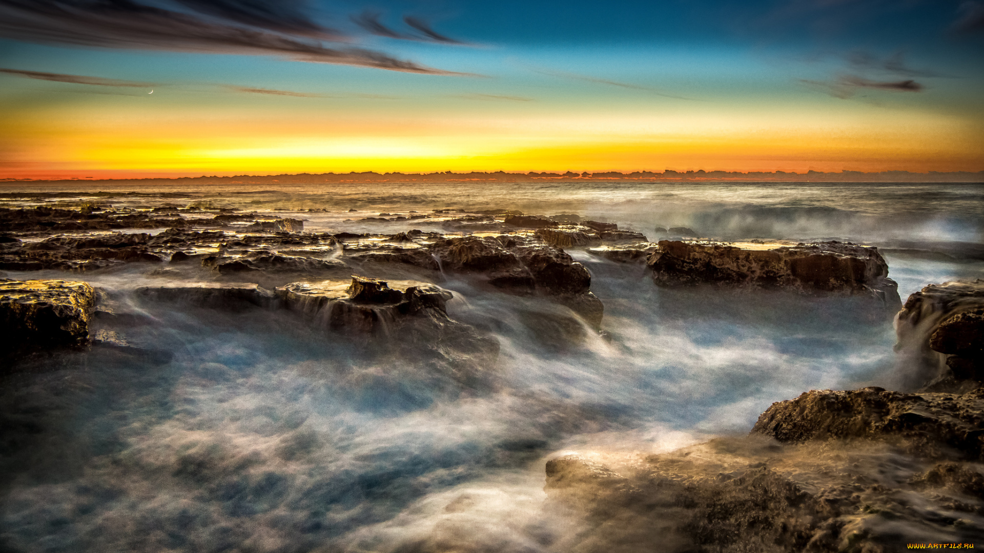 природа, побережье, берег, море