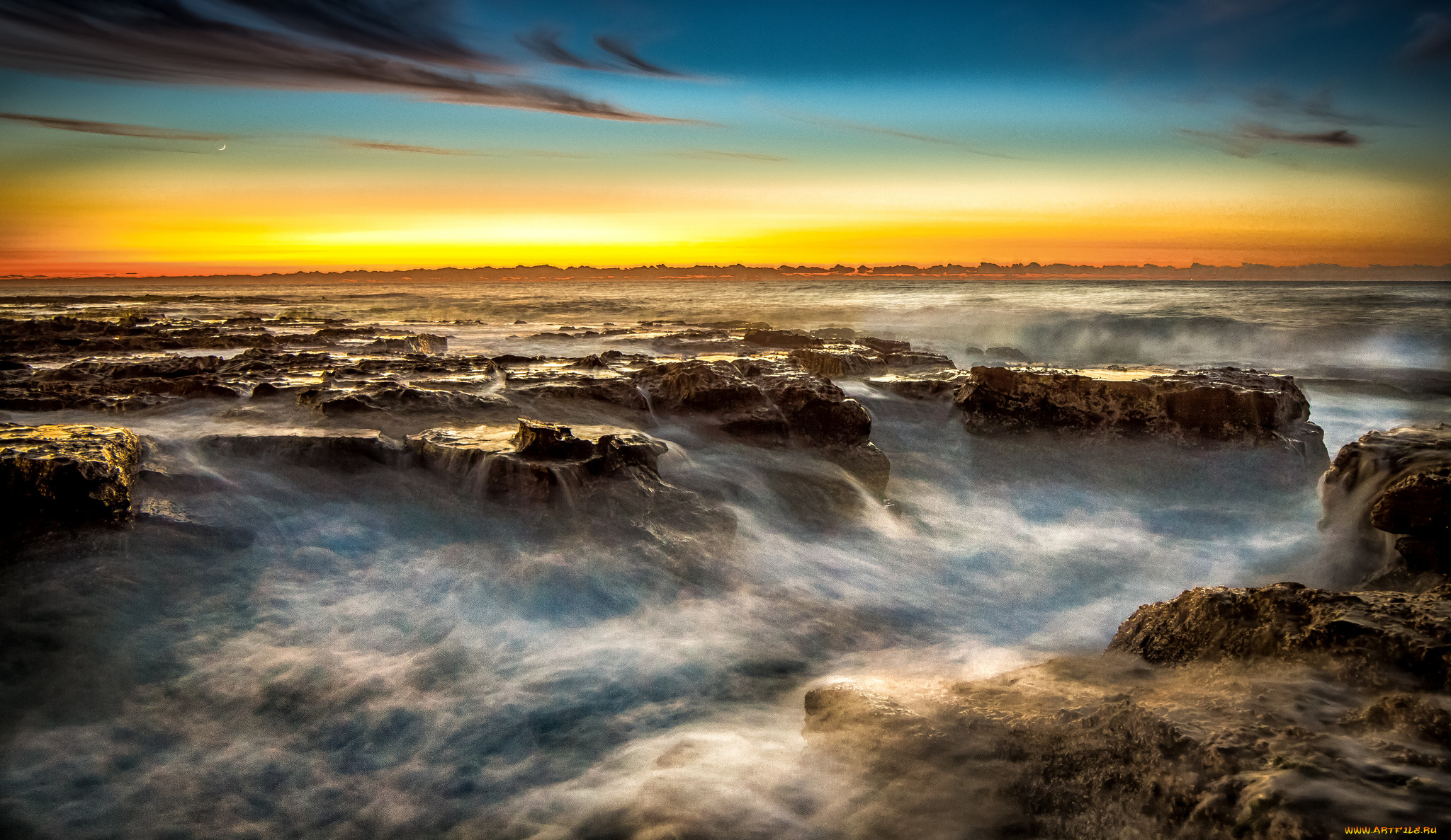 природа, побережье, берег, море