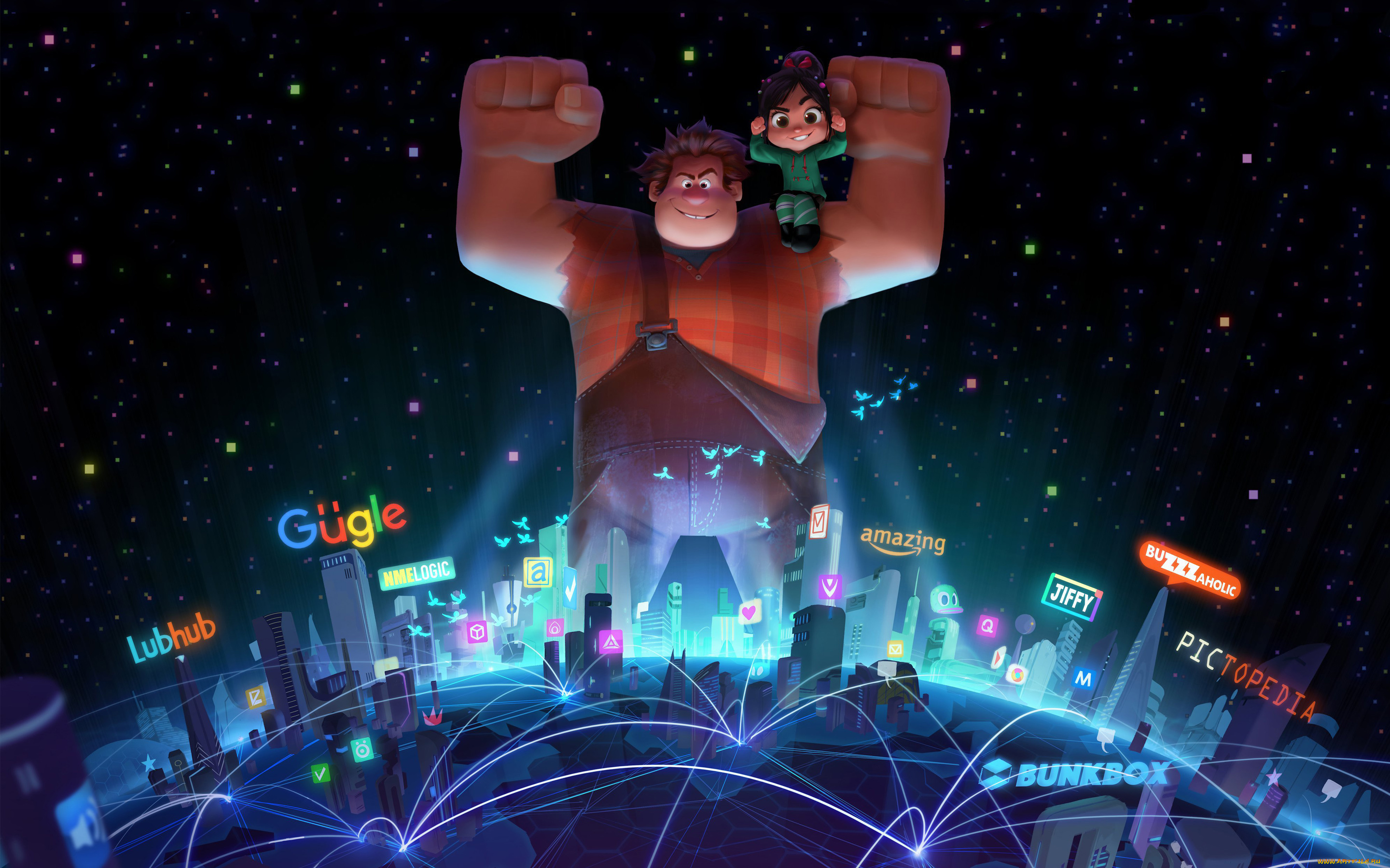 мультфильмы, wreck, it, ralph, 2, wreck, it, ralph, 2