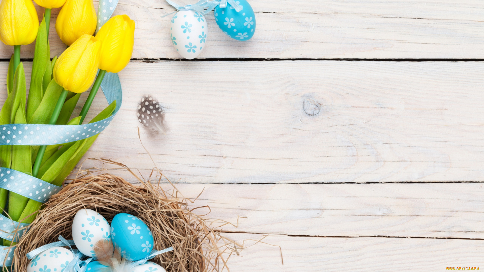 праздничные, пасха, тюльпаны, tulips, easter, eggs, spring, flowers