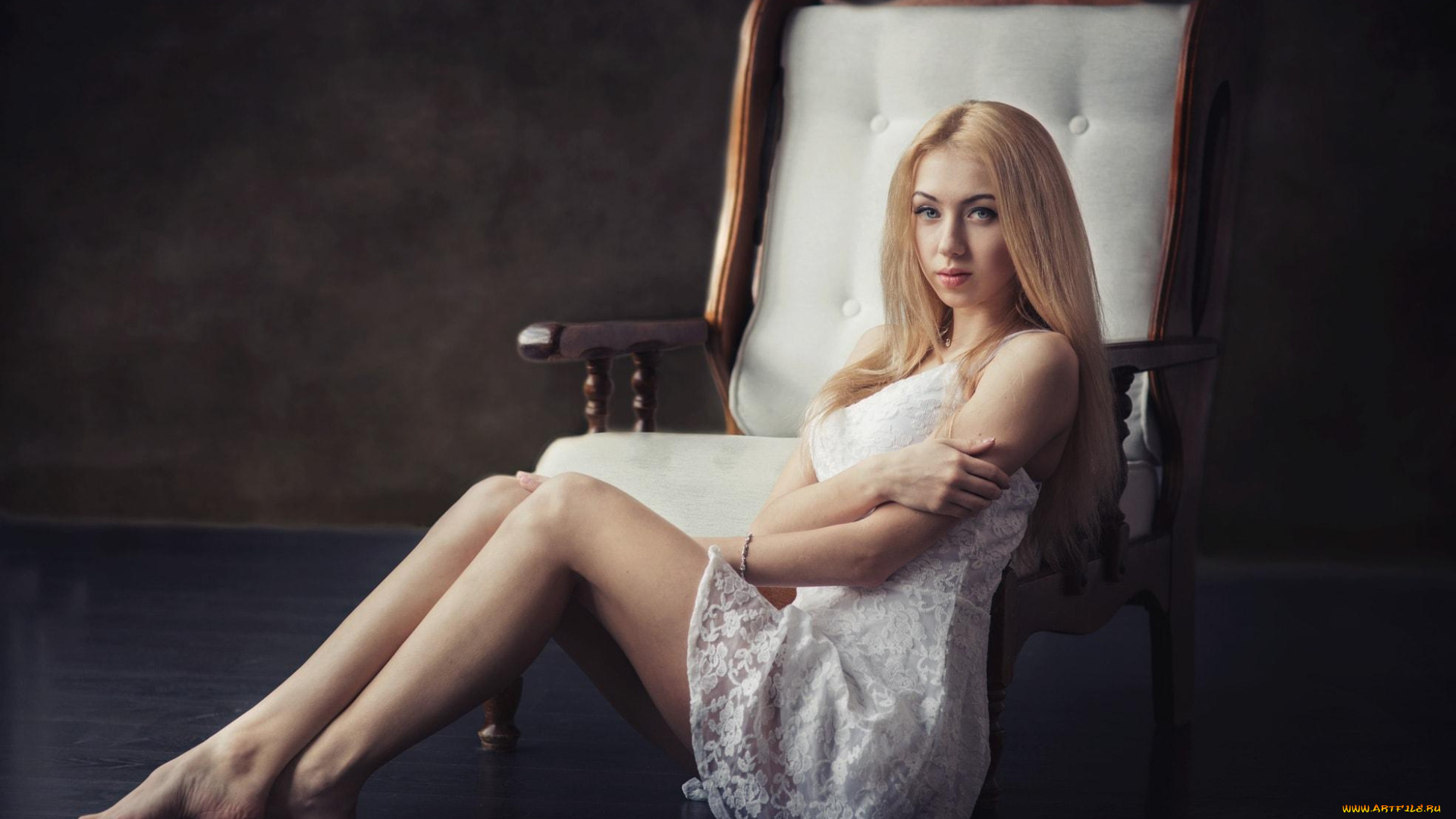 Яна, кузьмина, девушки, кресло, Яна, кузьмина, пол, блондинка