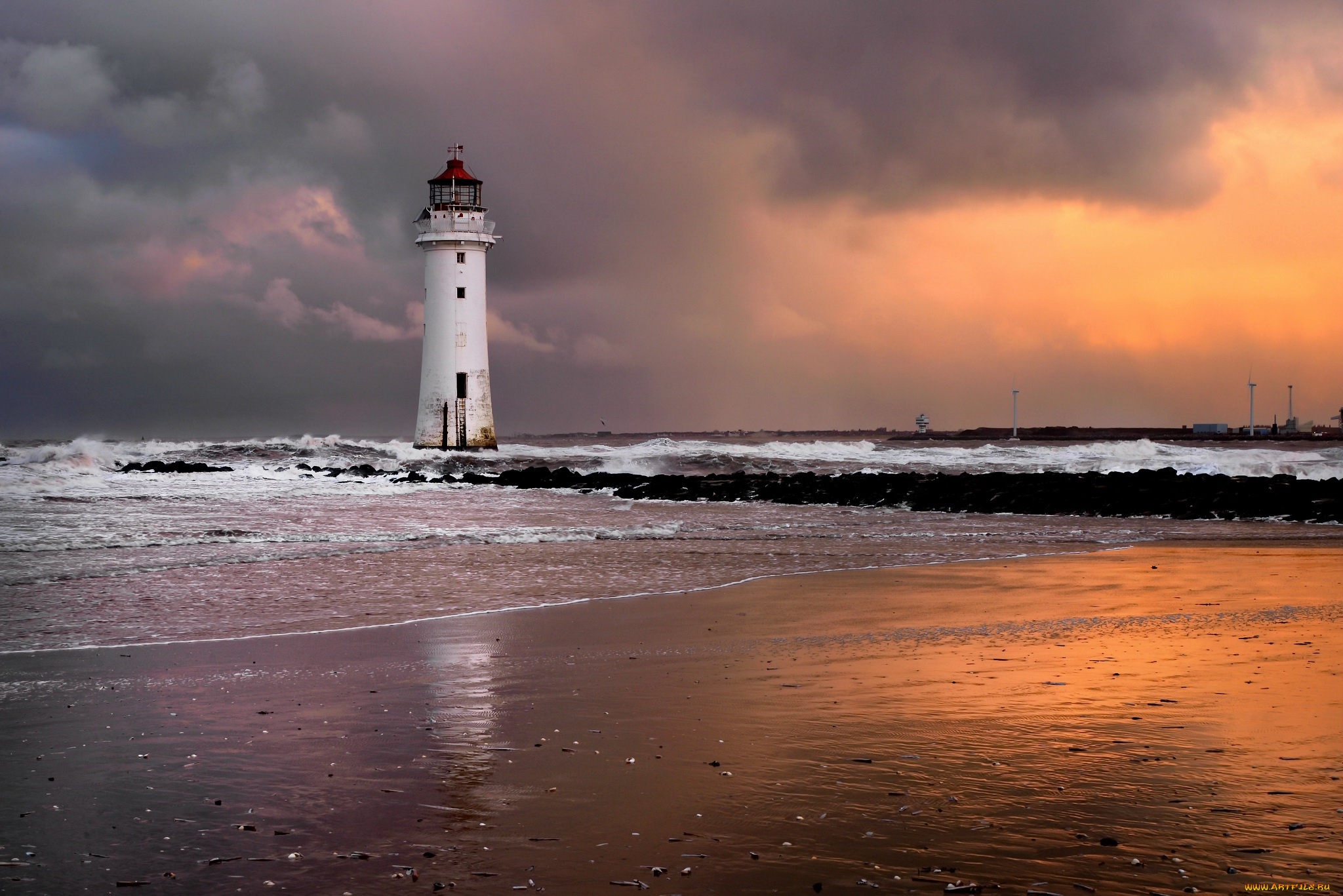 природа, маяки, маяк, море