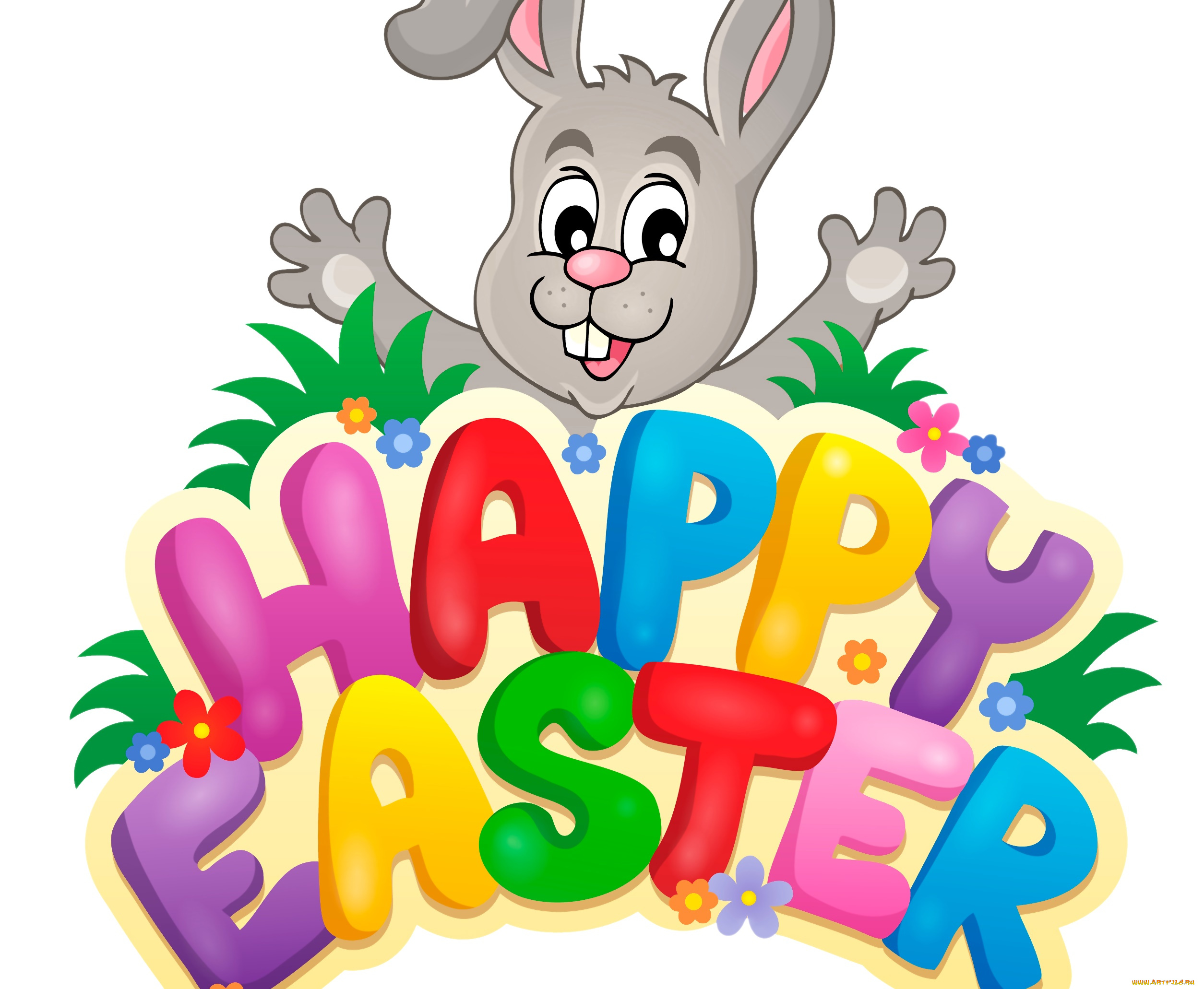 праздничные, пасха, яйца, кролик