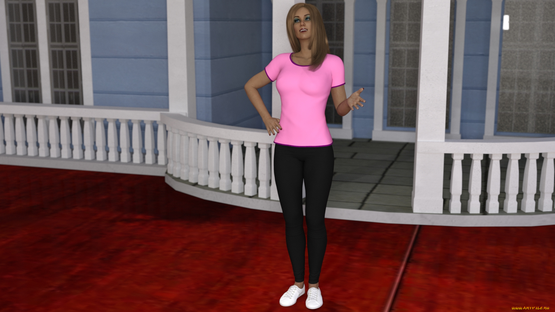 3д, графика, фантазия, , fantasy, фон, взгляд, девушка