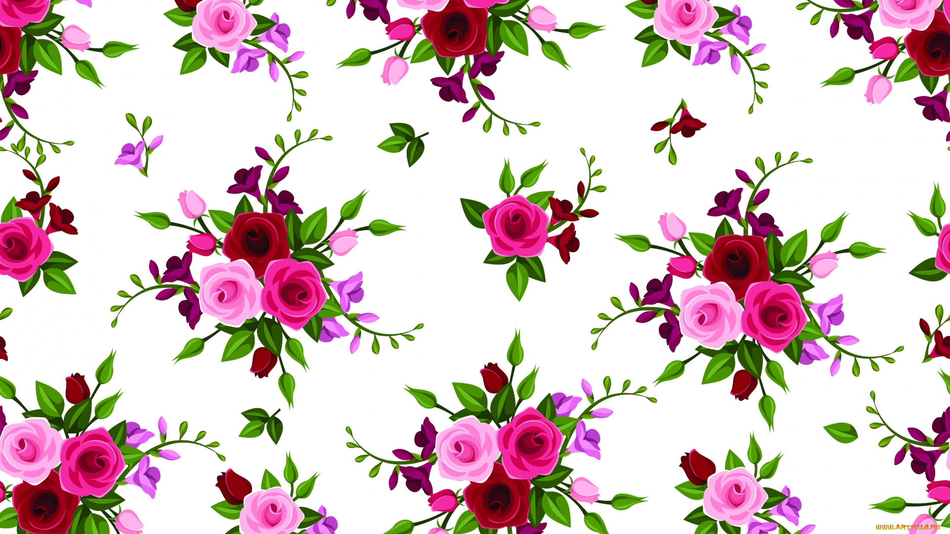 векторная, графика, цветы, , flowers, цветы, фон