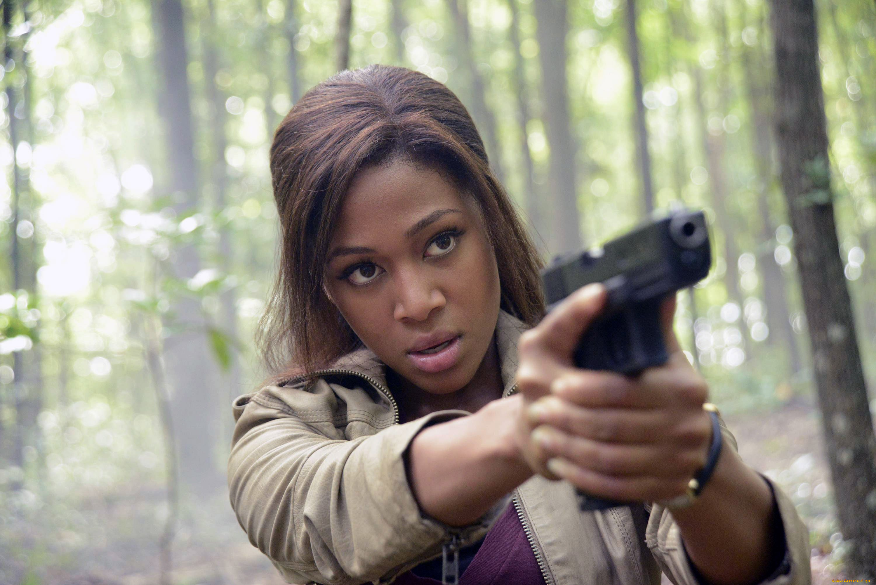 sleepy, hollow, кино, фильмы, sleepy, hollow, , сериал, nicole, beharie, sleepy, hollow, девушка, пистолет, оружие, актриса, мулатка, красотка, брюнетка, поза, взгляд, макияж