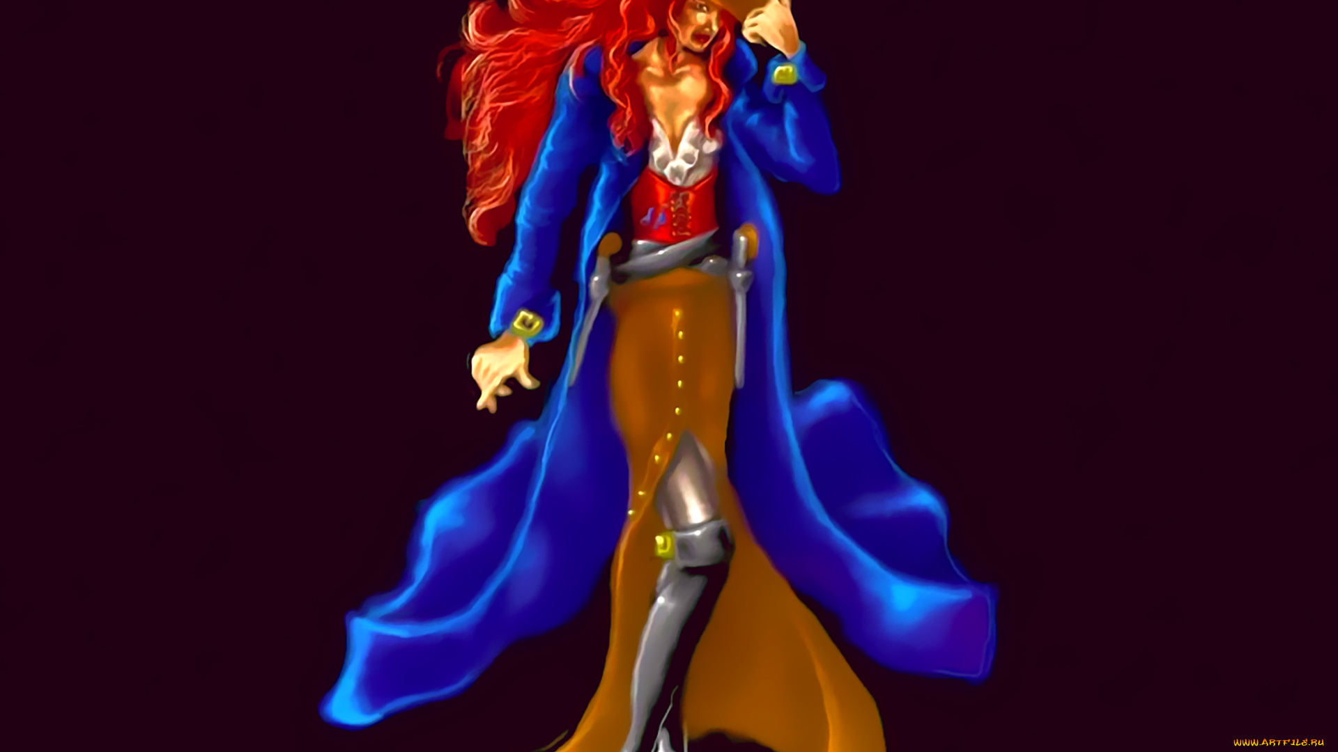 календари, рисованные, , векторная, графика, шляпа, женщина, черный, фон, calendar, 2020