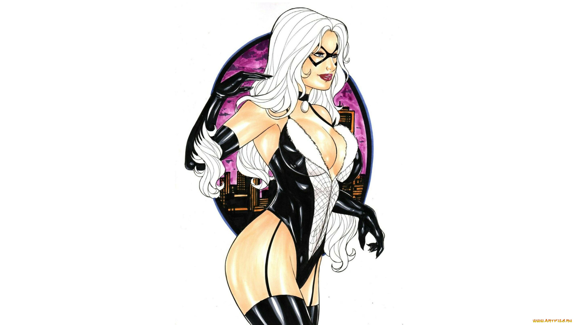 рисованное, elberty, oliveira, девушка, фон, маска, униформа