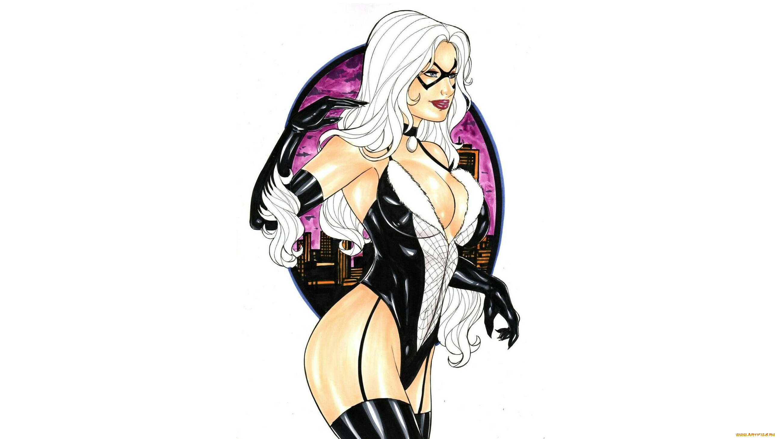 рисованное, elberty, oliveira, девушка, фон, маска, униформа