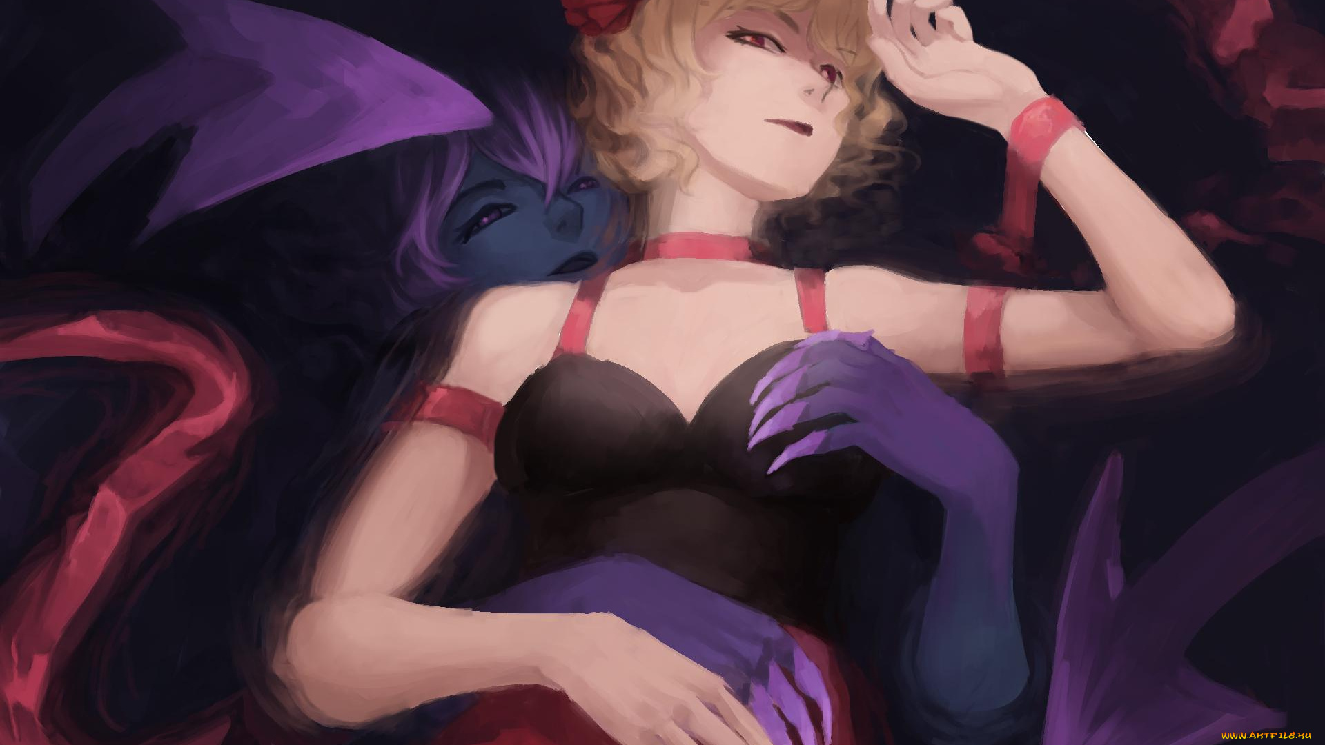 видео, игры, league, of, legends, девушка, демонесса, evelynn