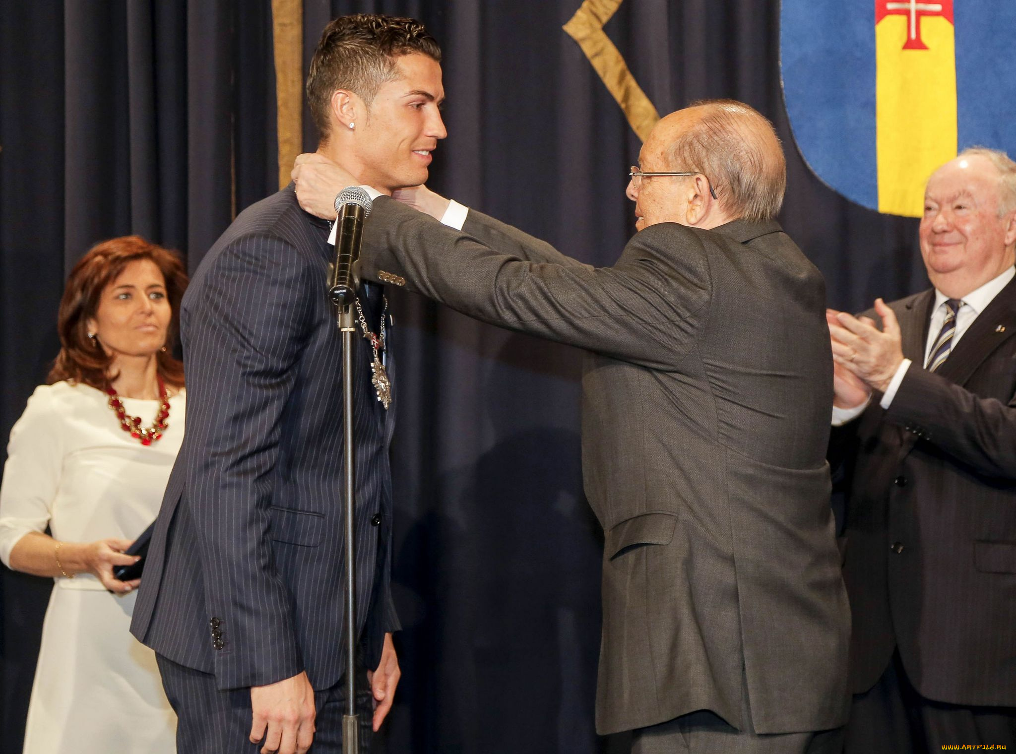 разное, знаменитости, cristiano, ronaldo, награждение