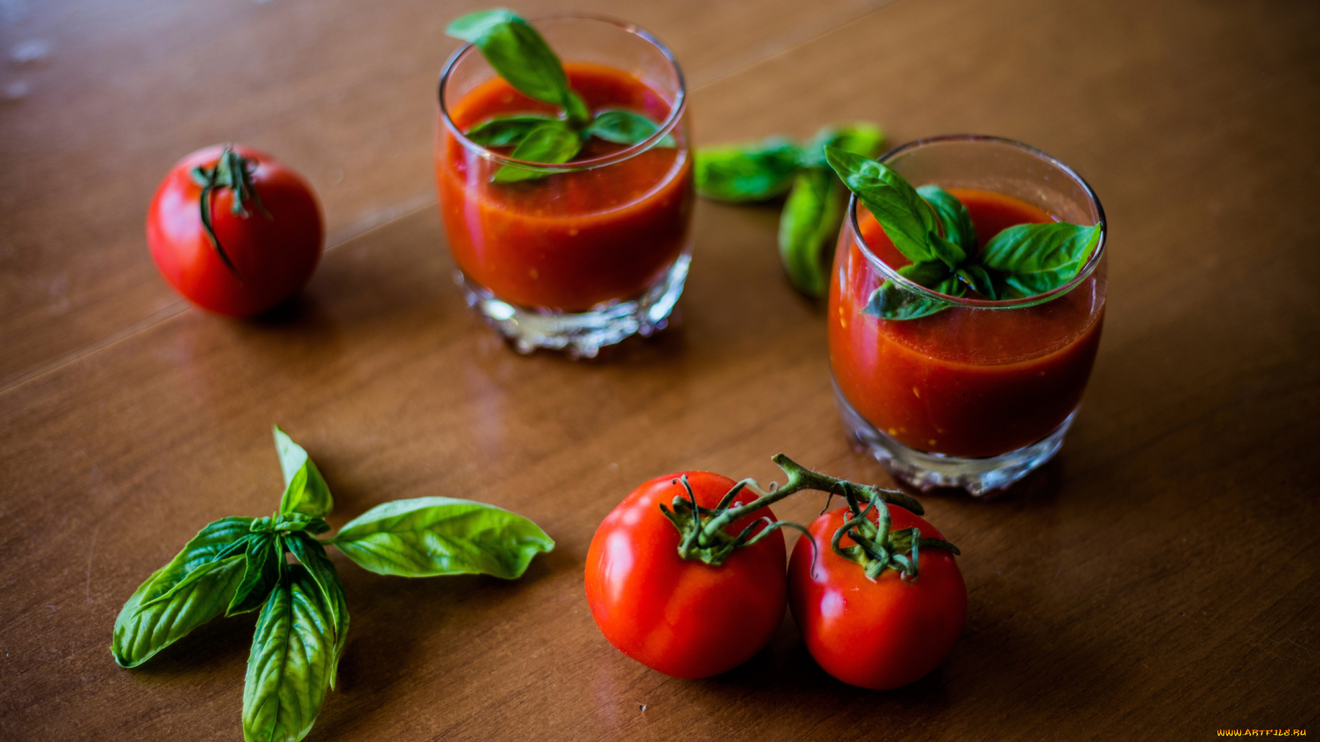 еда, напитки, , сок, базилик, сок, томатный, помидоры