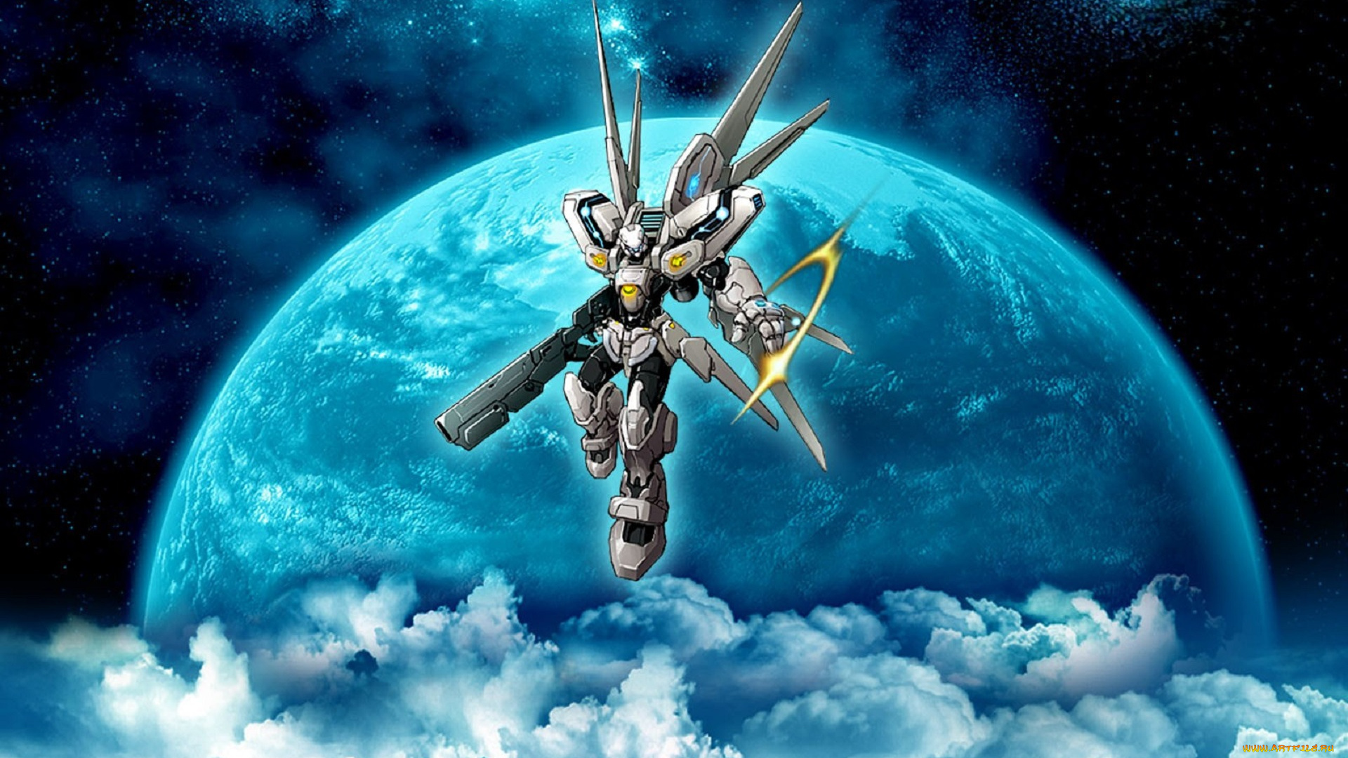 видео, игры, zero, online, робот, киборг, оружие, облака, планета