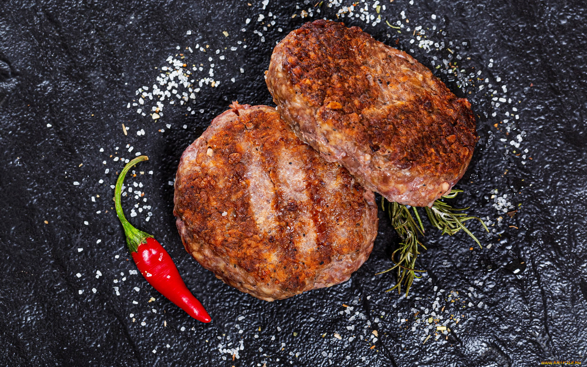 еда, мясные, блюда, перчик, котлеты