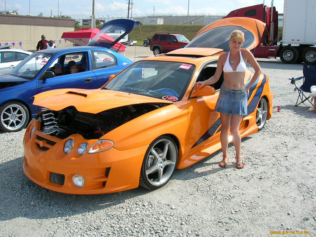 автомобили, авто, девушками