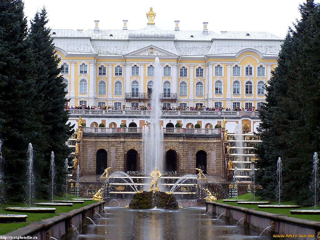 петергоф, нижний, парк, лето, 2005, города, санкт, петербург, россия