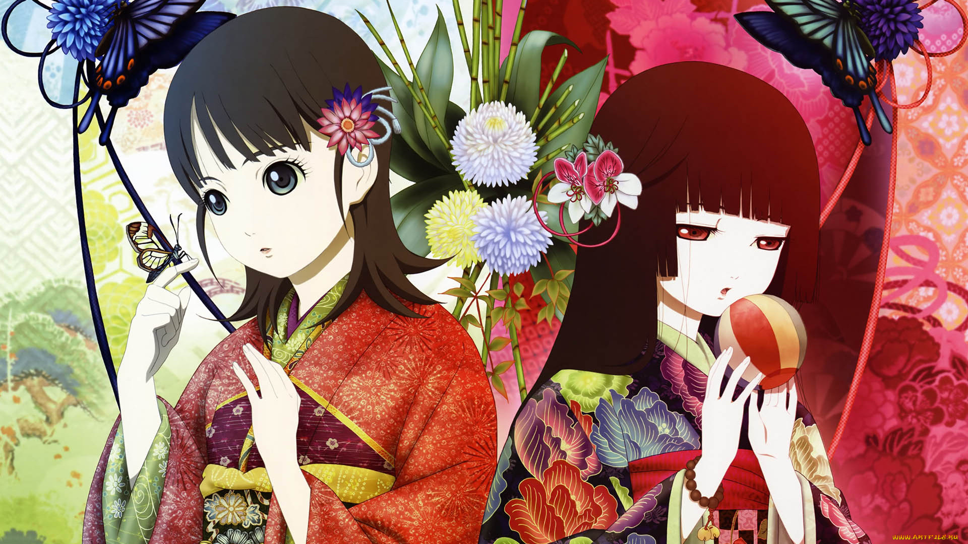 аниме, jigoku, shoujo