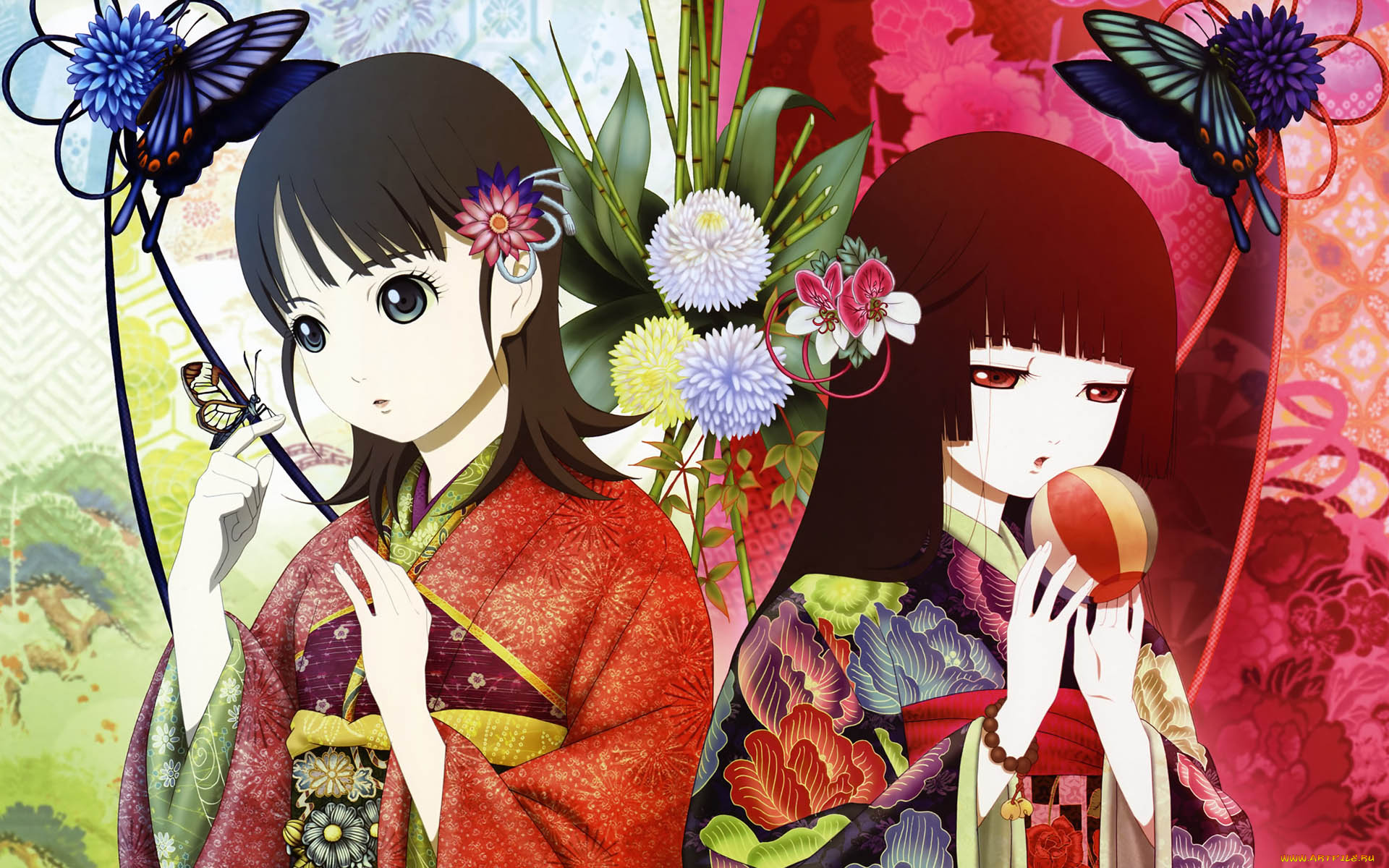 аниме, jigoku, shoujo