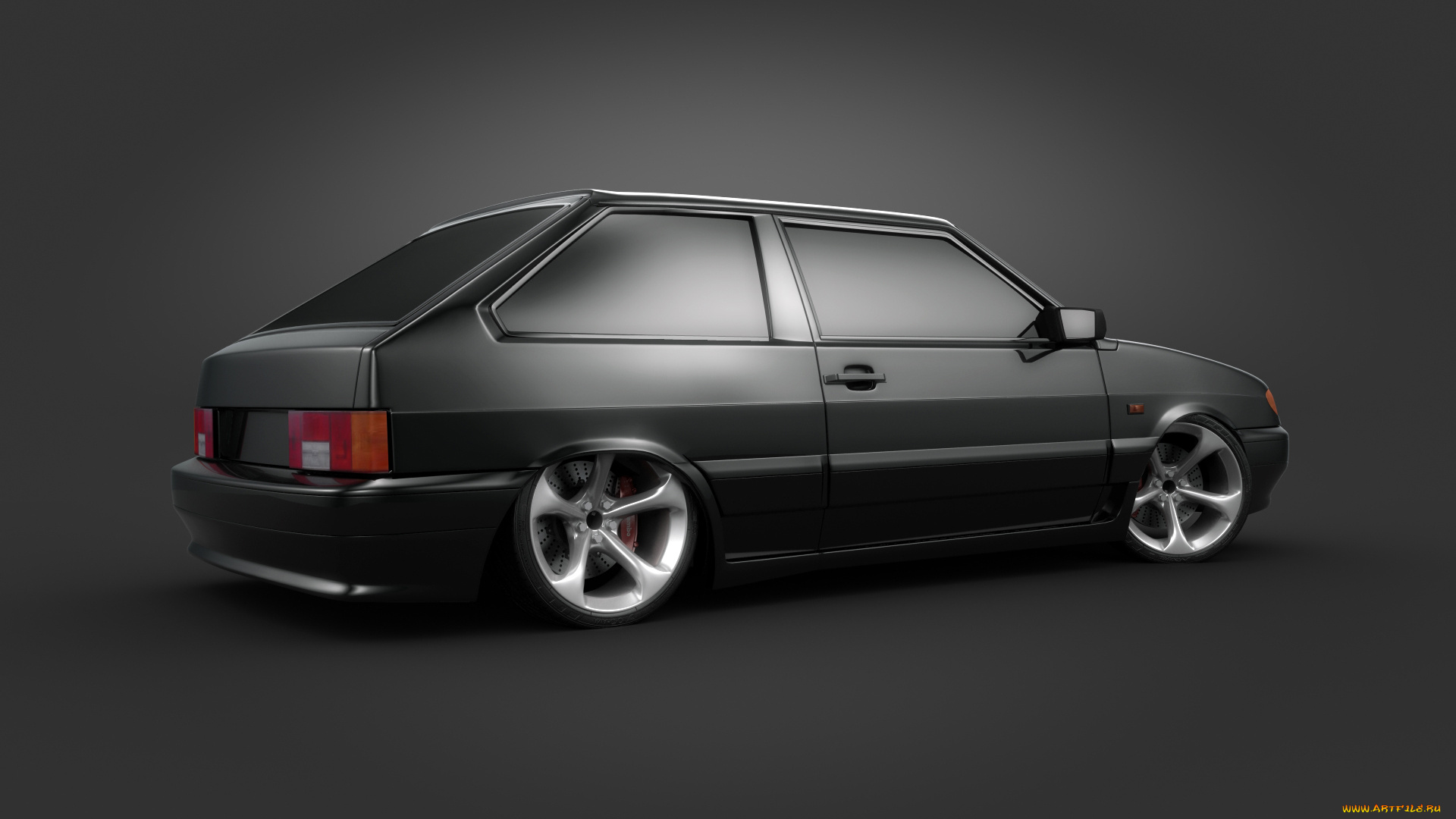 автомобили, 3д, лада, 13