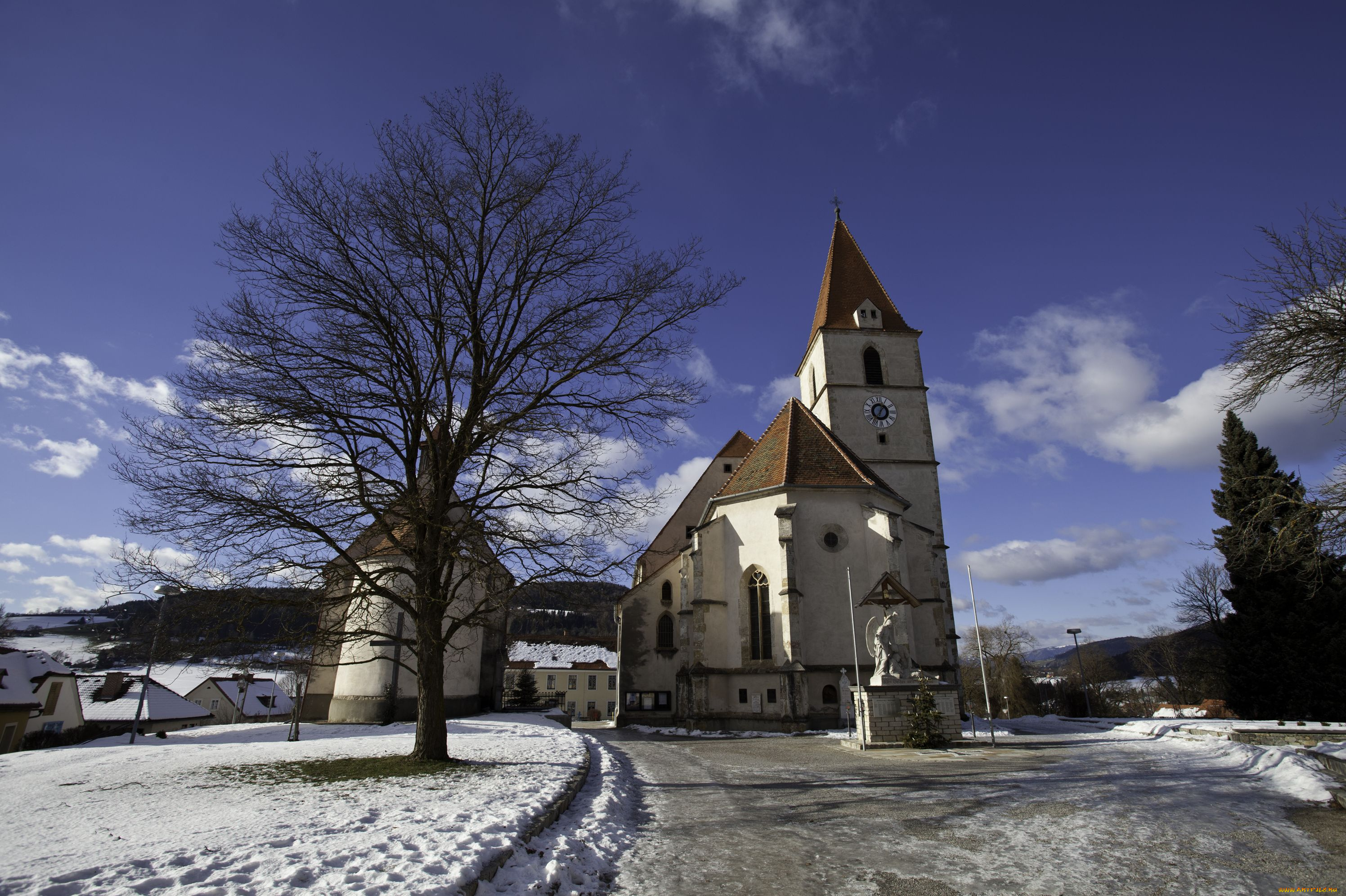 города, католические, соборы, костелы, аббатства, semriach